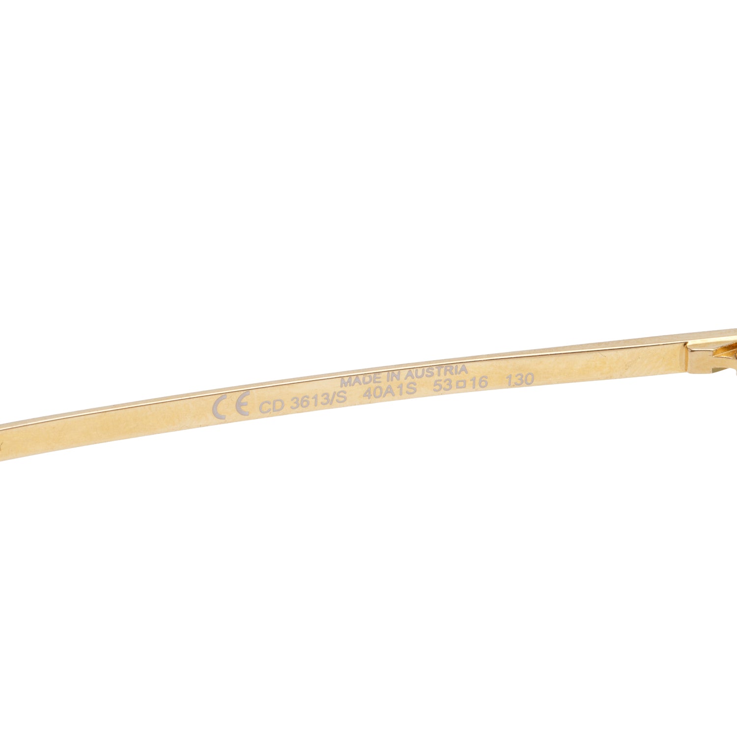 Christian Dior CD3613/S Green Gradient Rimless Rectangle Sunglasses