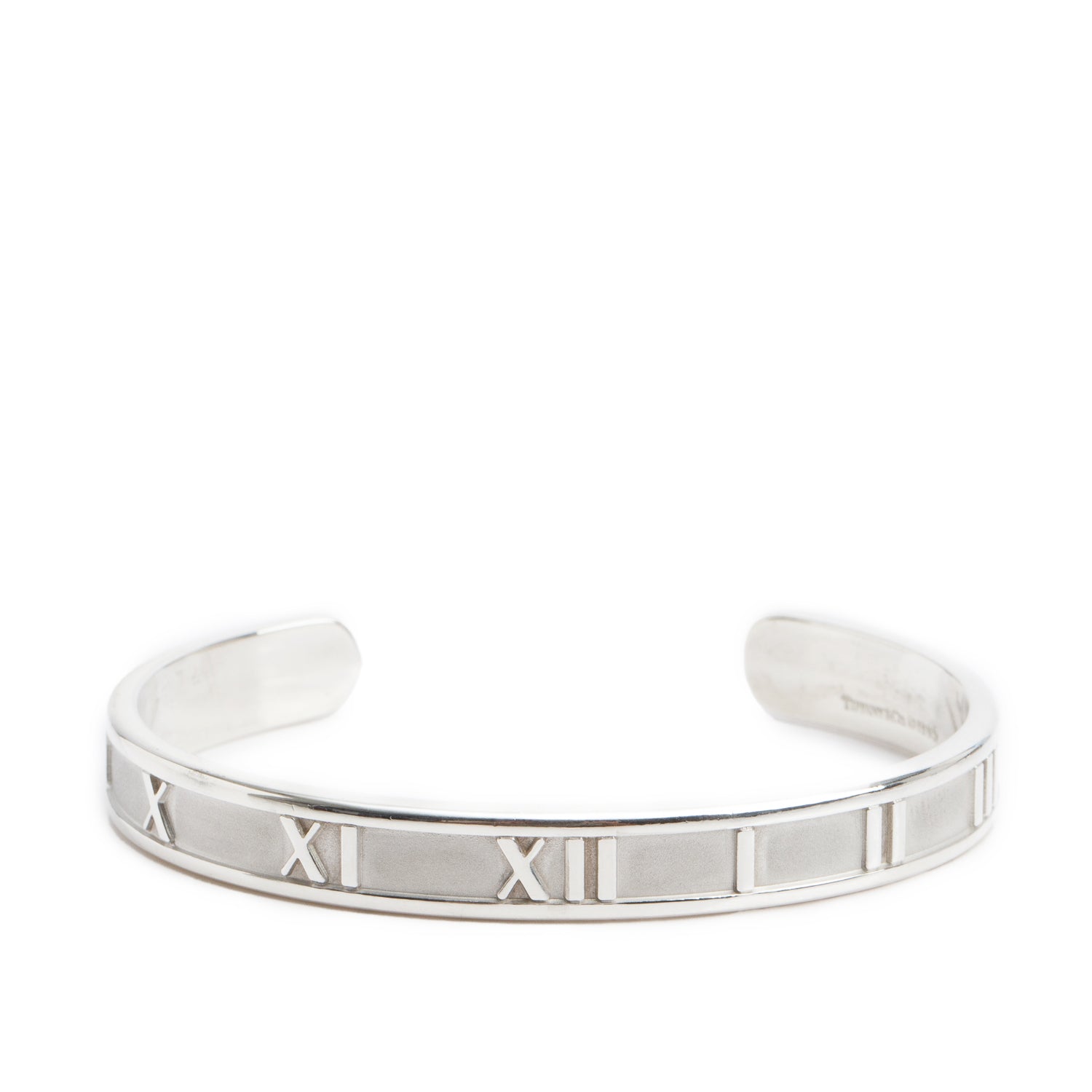 Tiffany & Co. Vintage Sterling Silver Atlas Narrow Cuff Bracelet