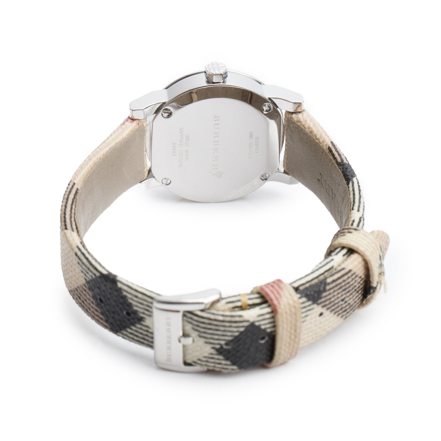 Burberry Stainless Steel BU9212 Nova Check 26 MM Quatz Watch