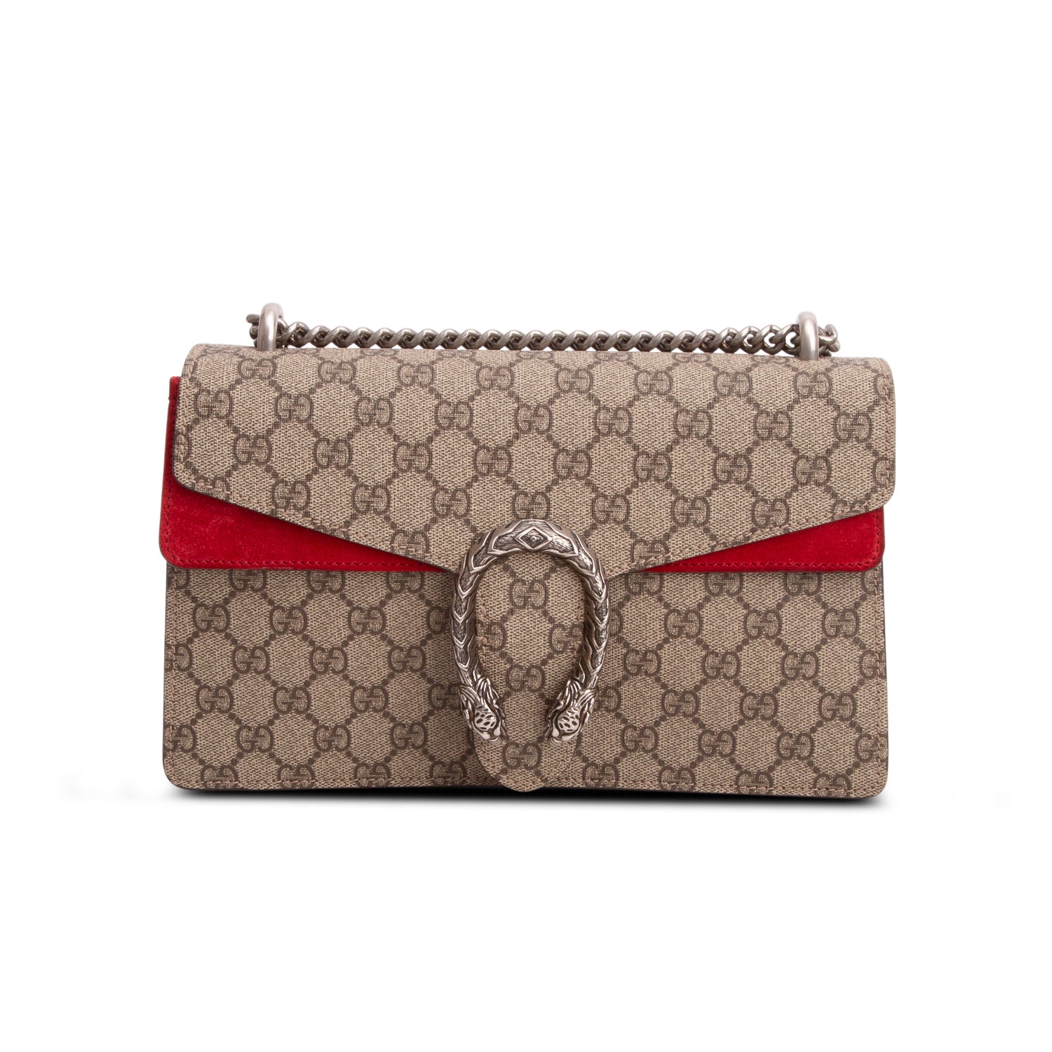 Gucci GG Supreme Monogram Medium Dionysus Shoulder Bag w/ Box