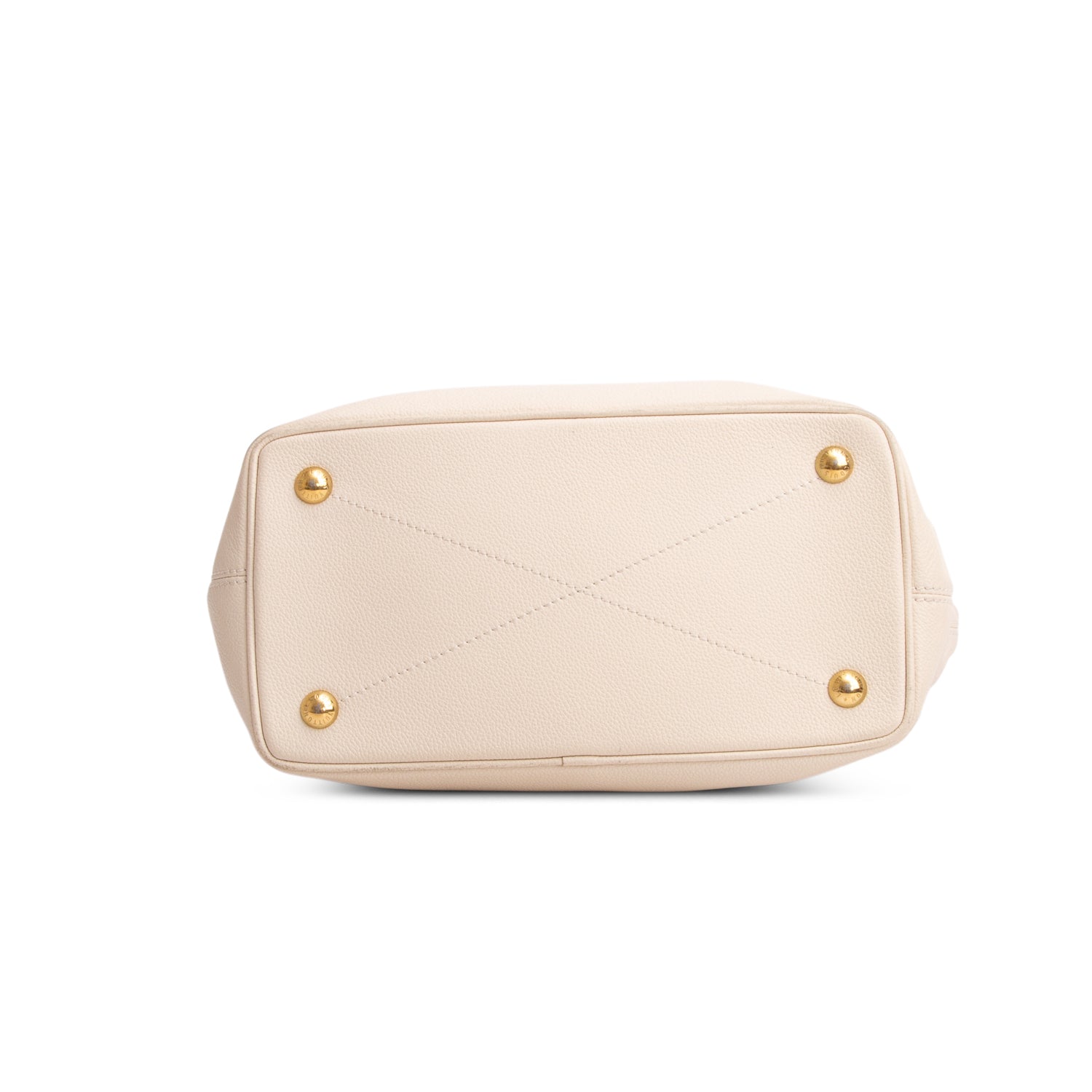 Louis Vuitton Cream Empreinte Leather Citadine PM w/ Pouch