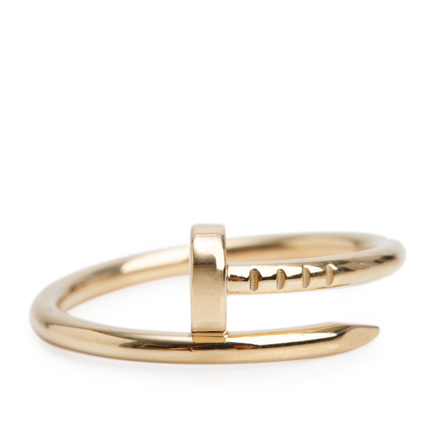 Cartier 2022 18k Yellow Gold Juste Un Clou Ring, Small Model, Size 53 6.25 w/ Box & Certificate