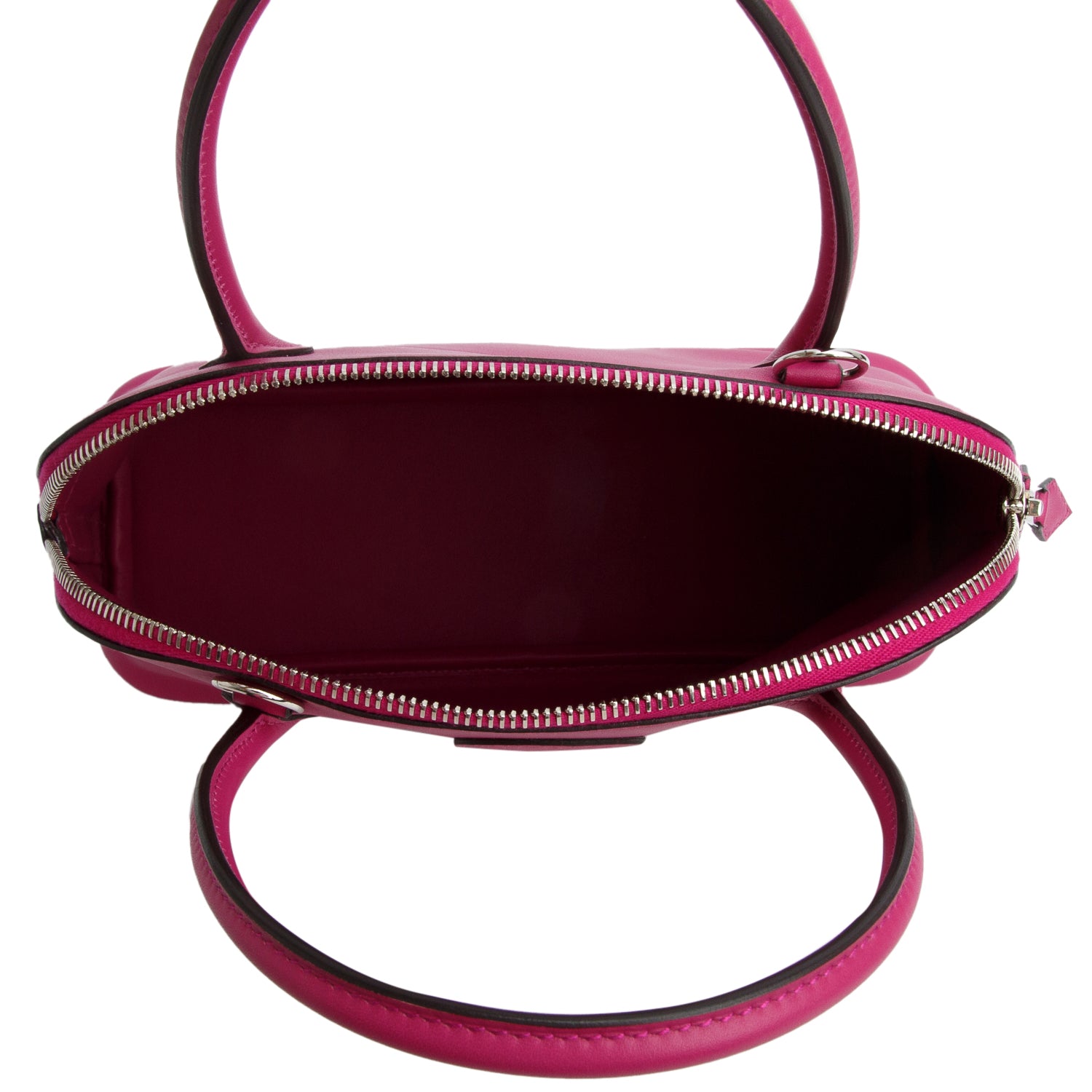 Hermes Rose Pourpre Swift Bolide 27 w/ Strap