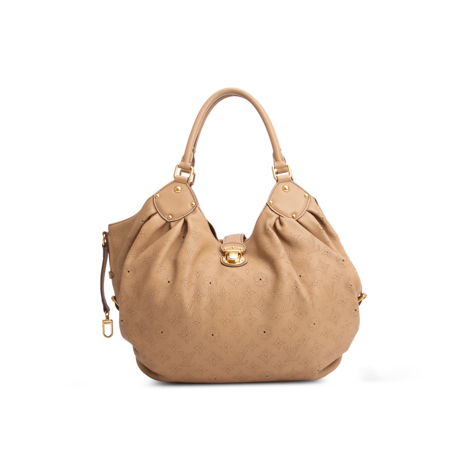 Louis Vuitton Brown Mahina Leather L Hobo