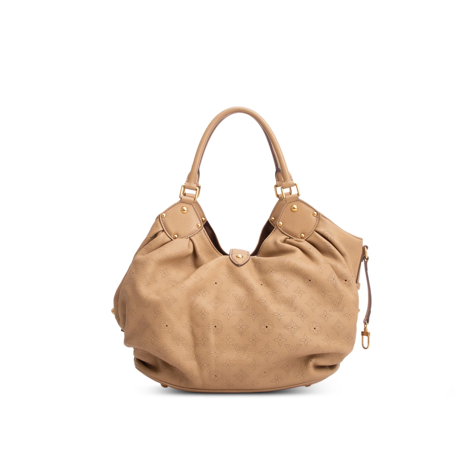Louis Vuitton Brown Mahina Leather L Hobo