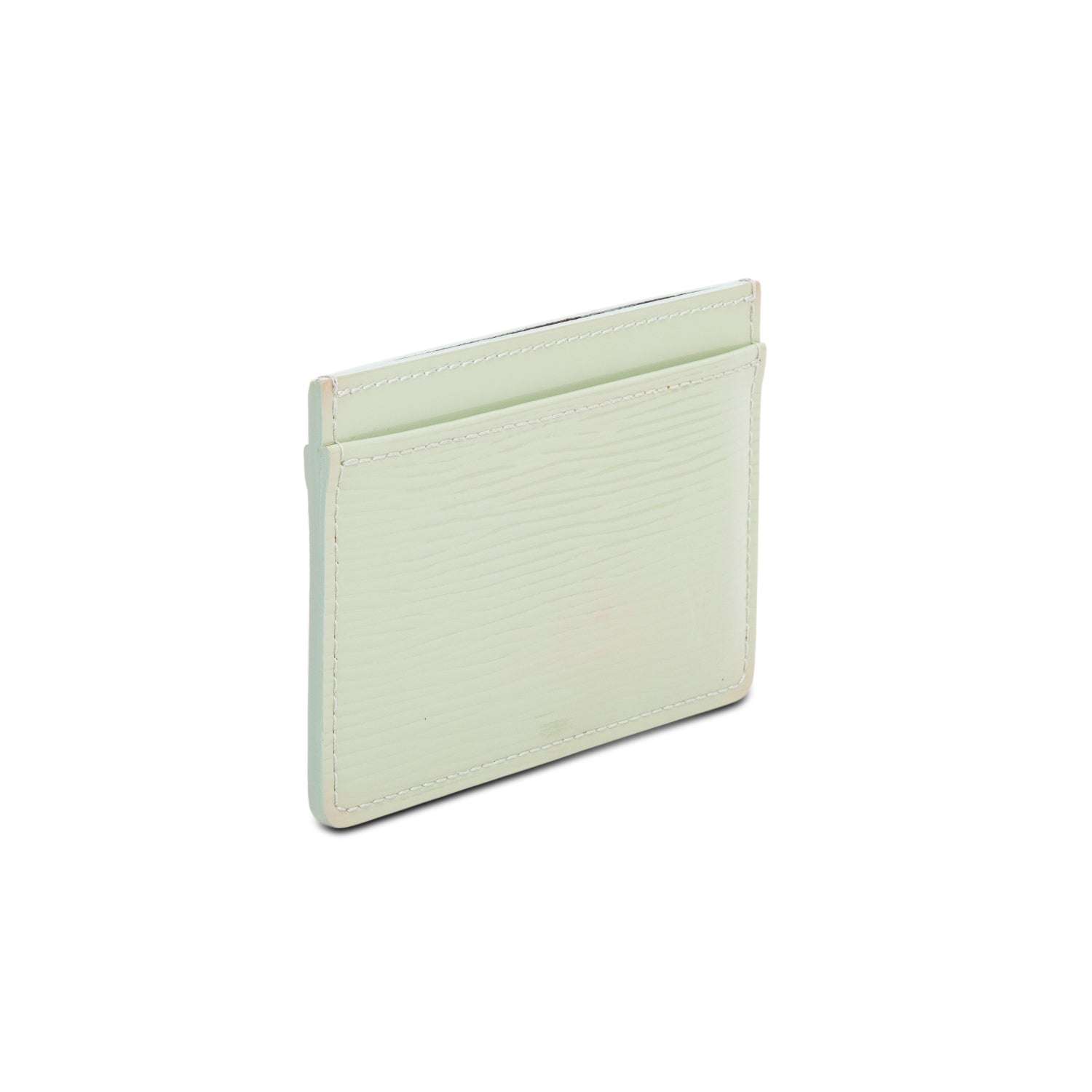 Louis Vuitton Green Epi Electric Leather Double Card Holder