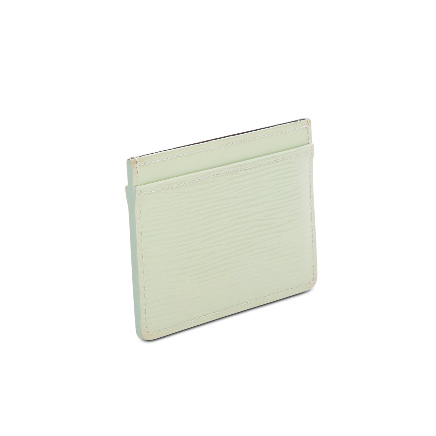 Louis Vuitton Green Epi Electric Leather Double Card Holder