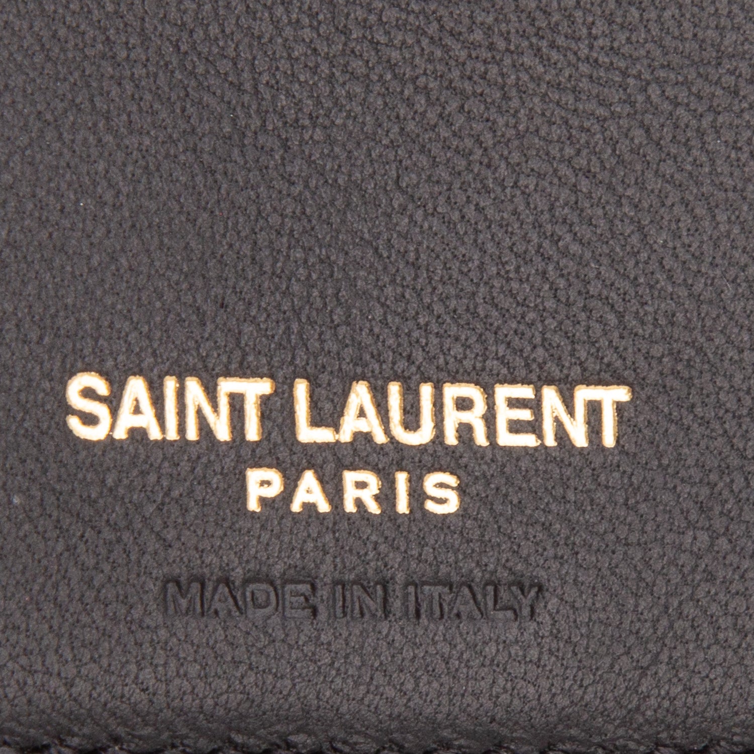 Saint Laurent 2020 Black Crocodile-Embossed Leather Tiny Cassandre Continental Wallet w/ Box & Receipt