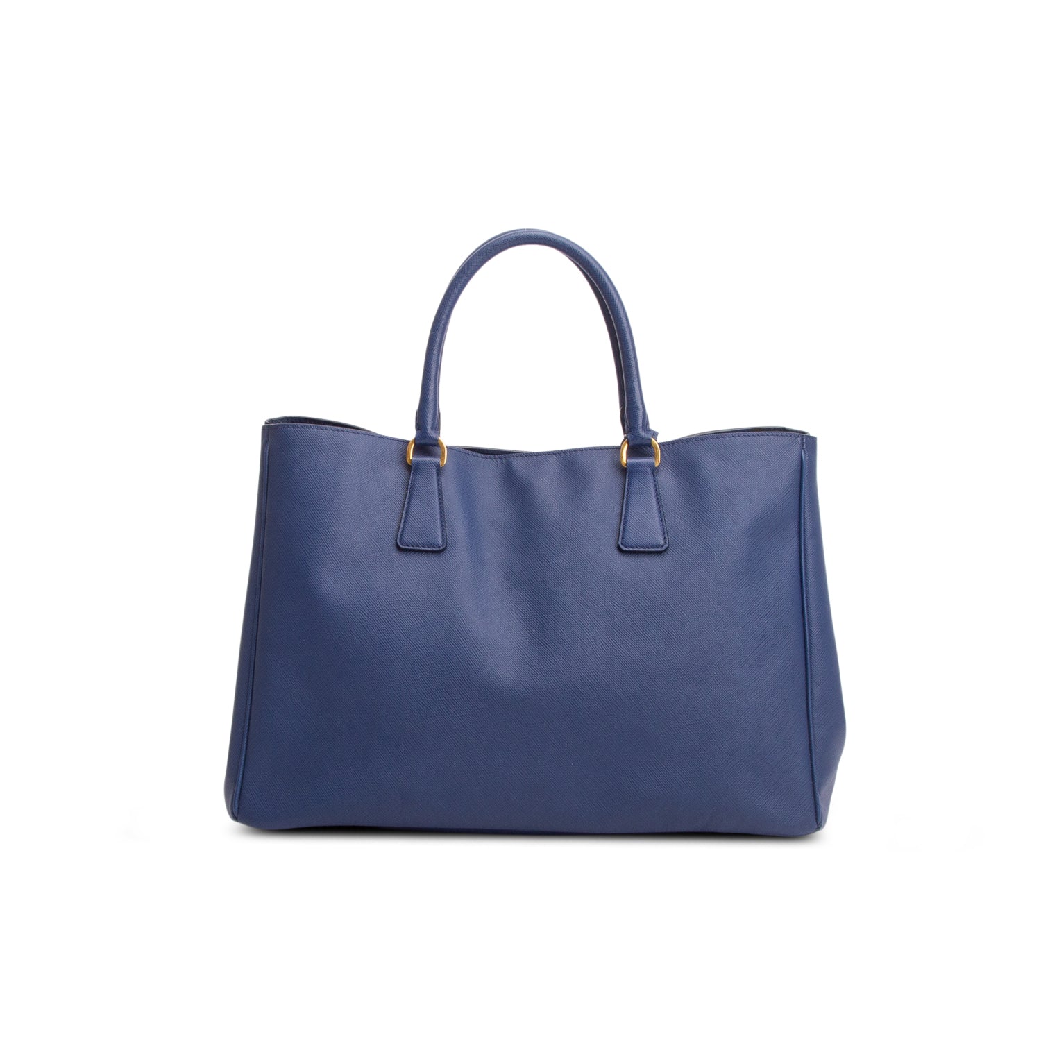 Prada Blue Saffiano Lux Large Tote
