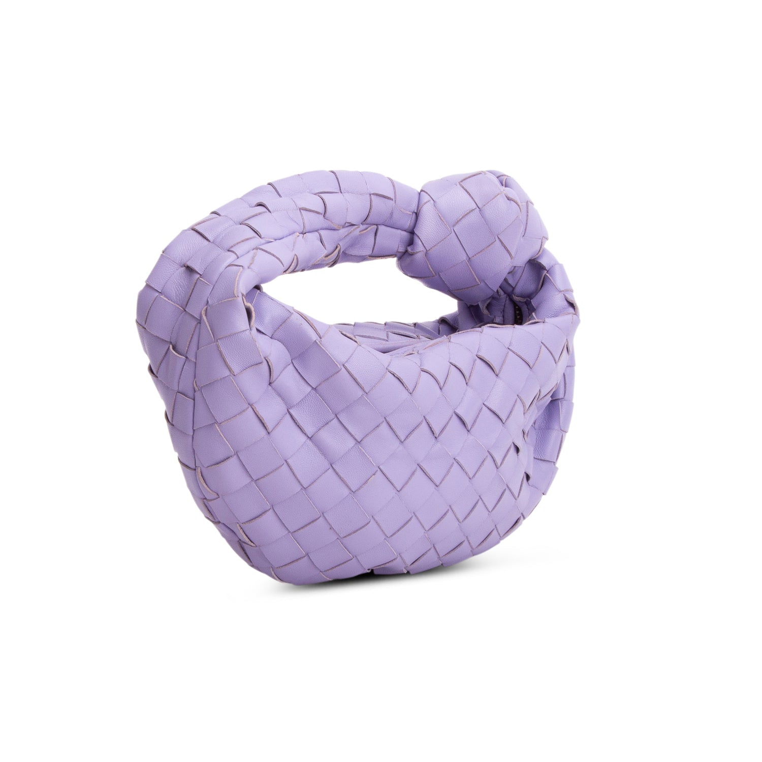Bottega Veneta Purple Lambskin Intrecciato Mini Jodie