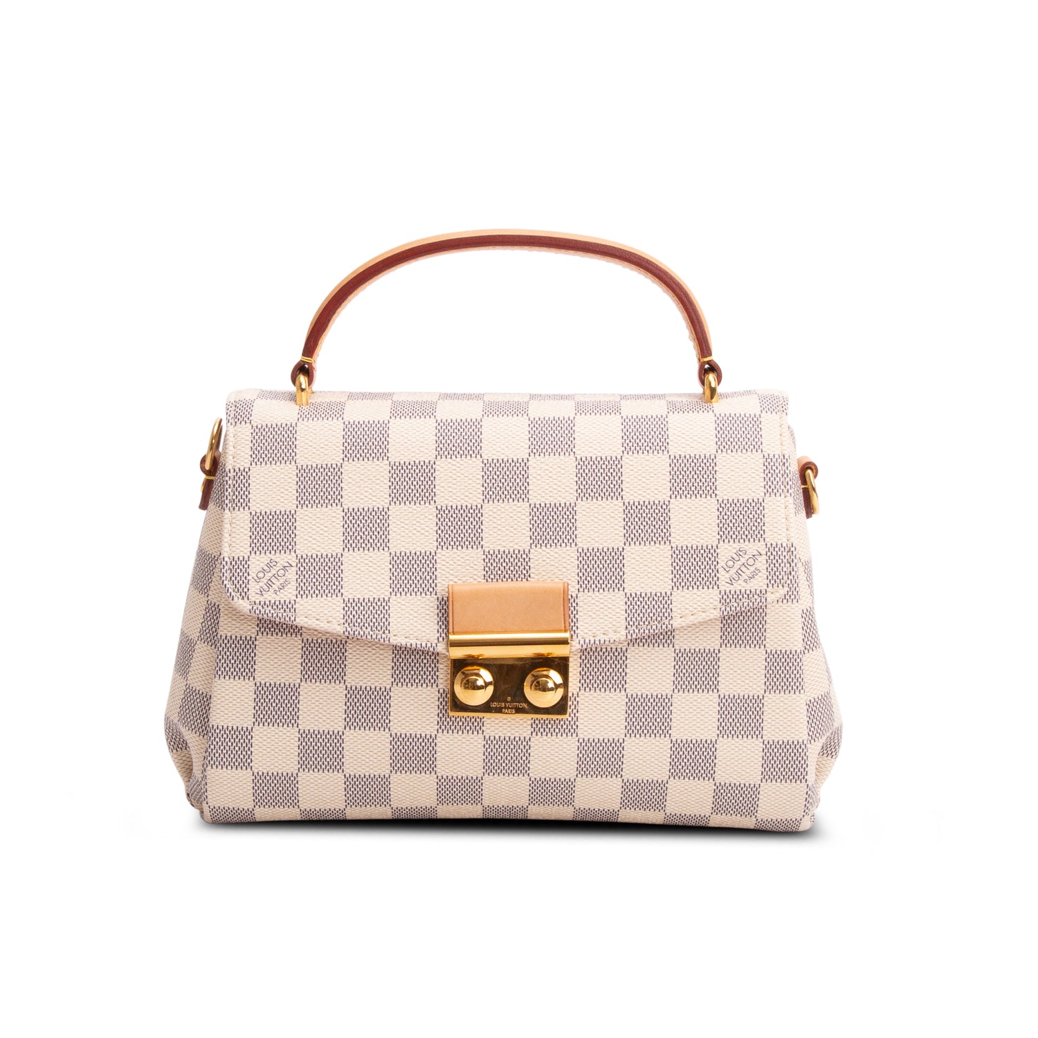 Louis Vuitton Damier Azur Croisette Bag w/ Chain