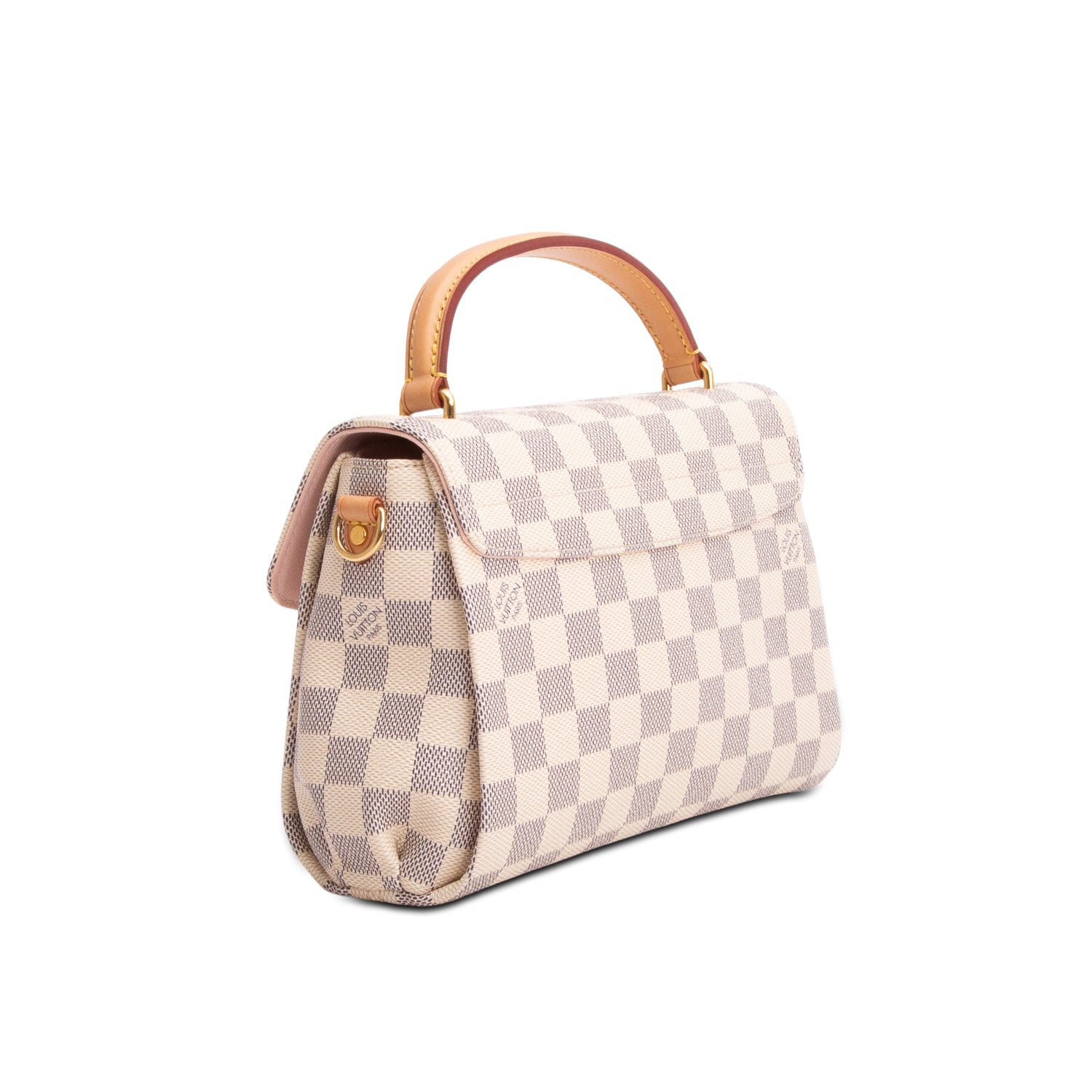 Louis Vuitton Damier Azur Croisette Bag w/ Chain