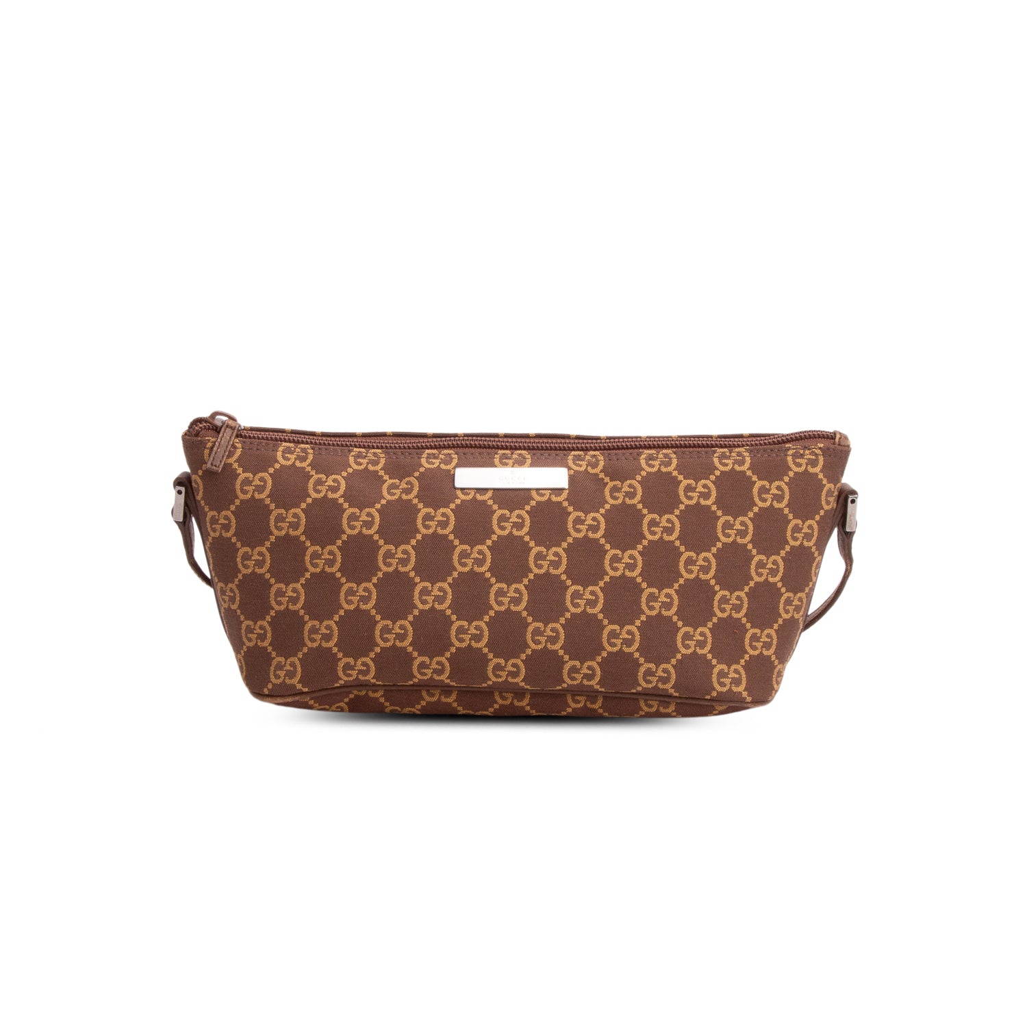 Gucci Brown GG Canvas Boat Pochette