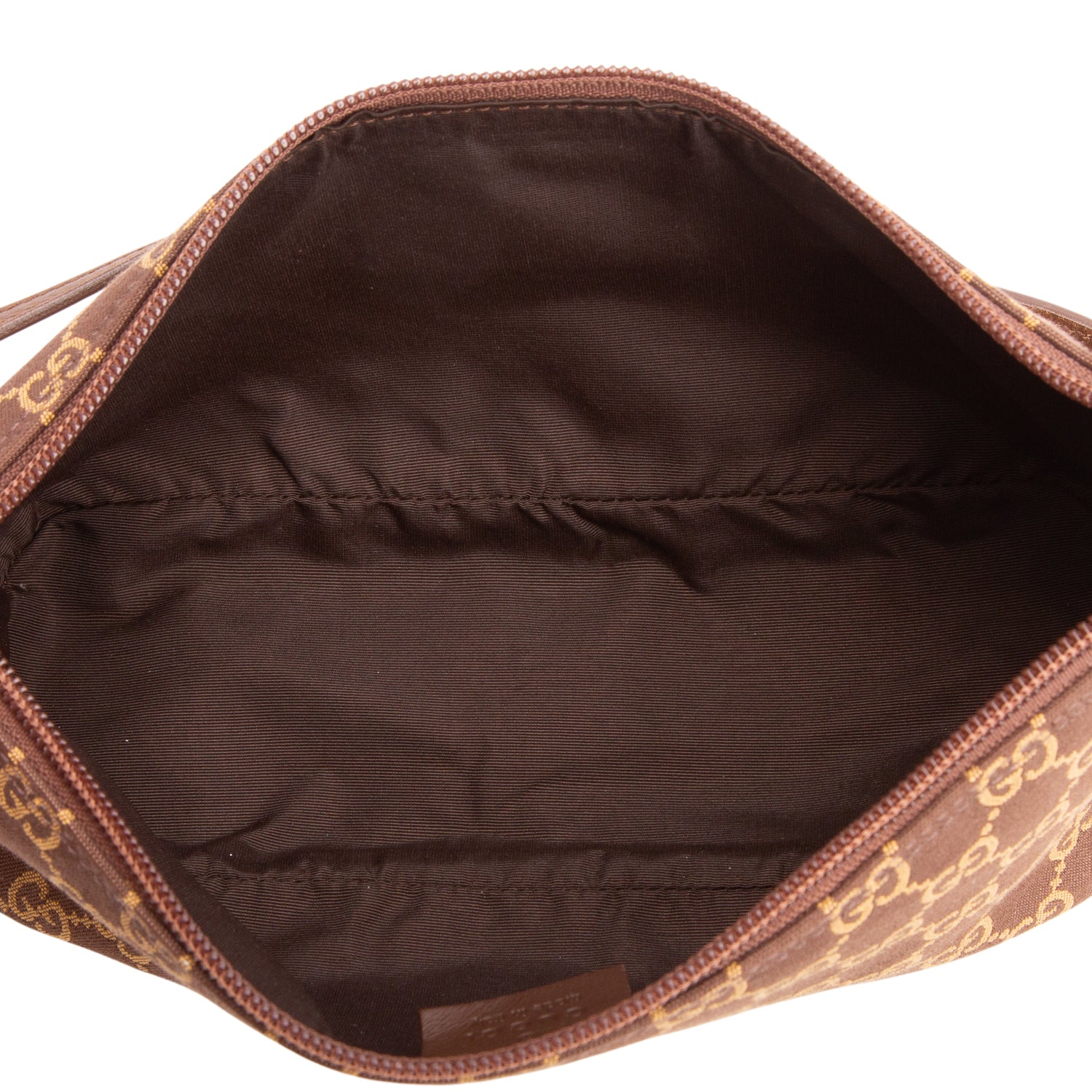 Gucci Brown GG Canvas Boat Pochette
