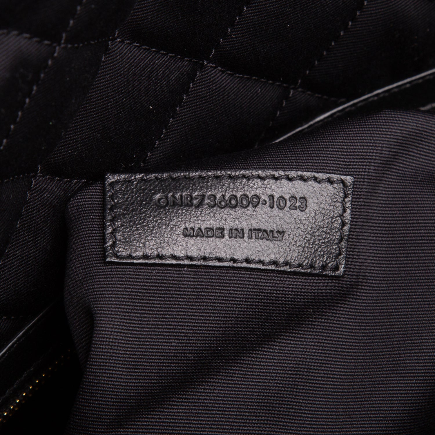 Saint Laurent 2023 Black Calfskin Quilted ES Giant Travel Bag w/ Strap