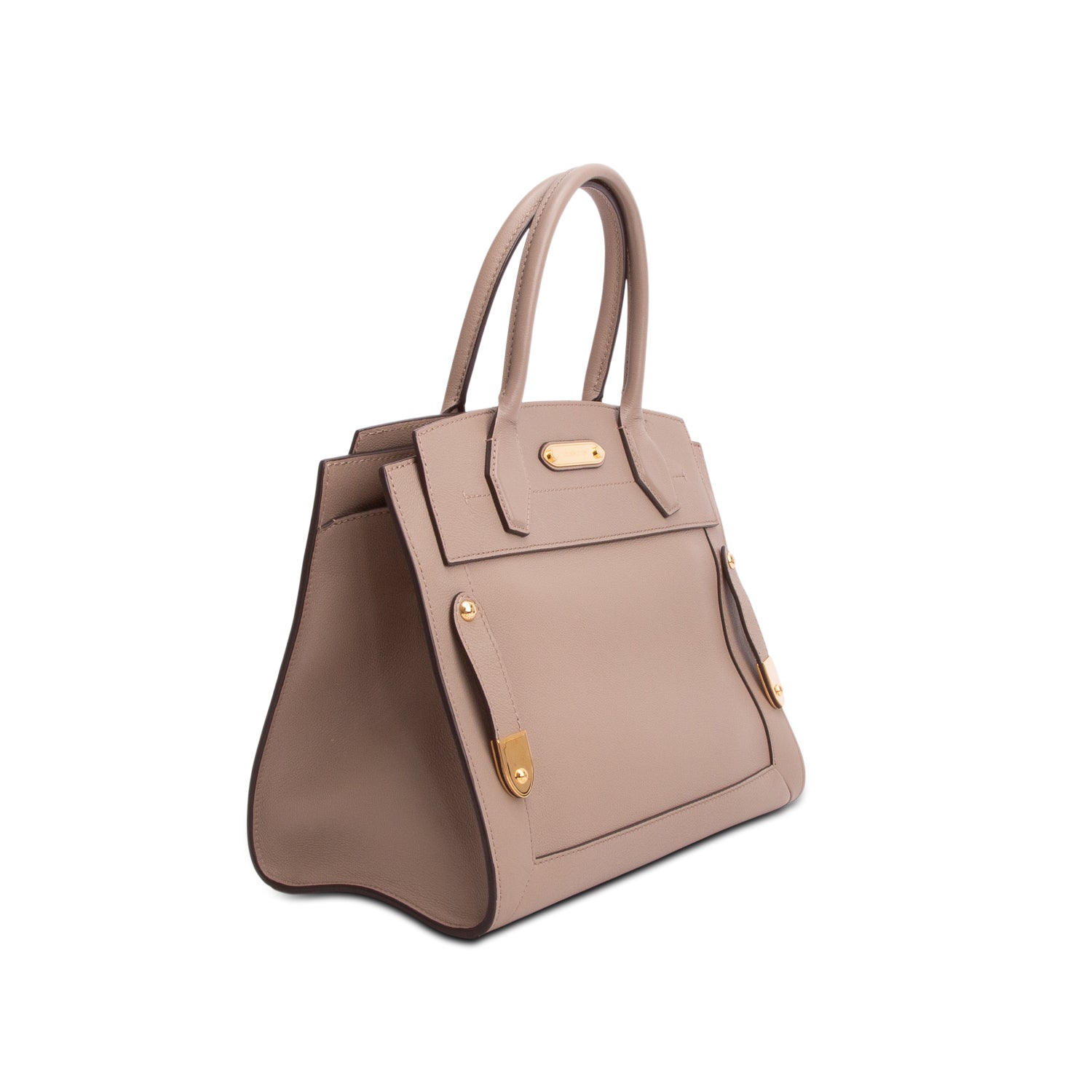 Louis Vuitton Taupe Calfskin Steamer MM w/ Strap