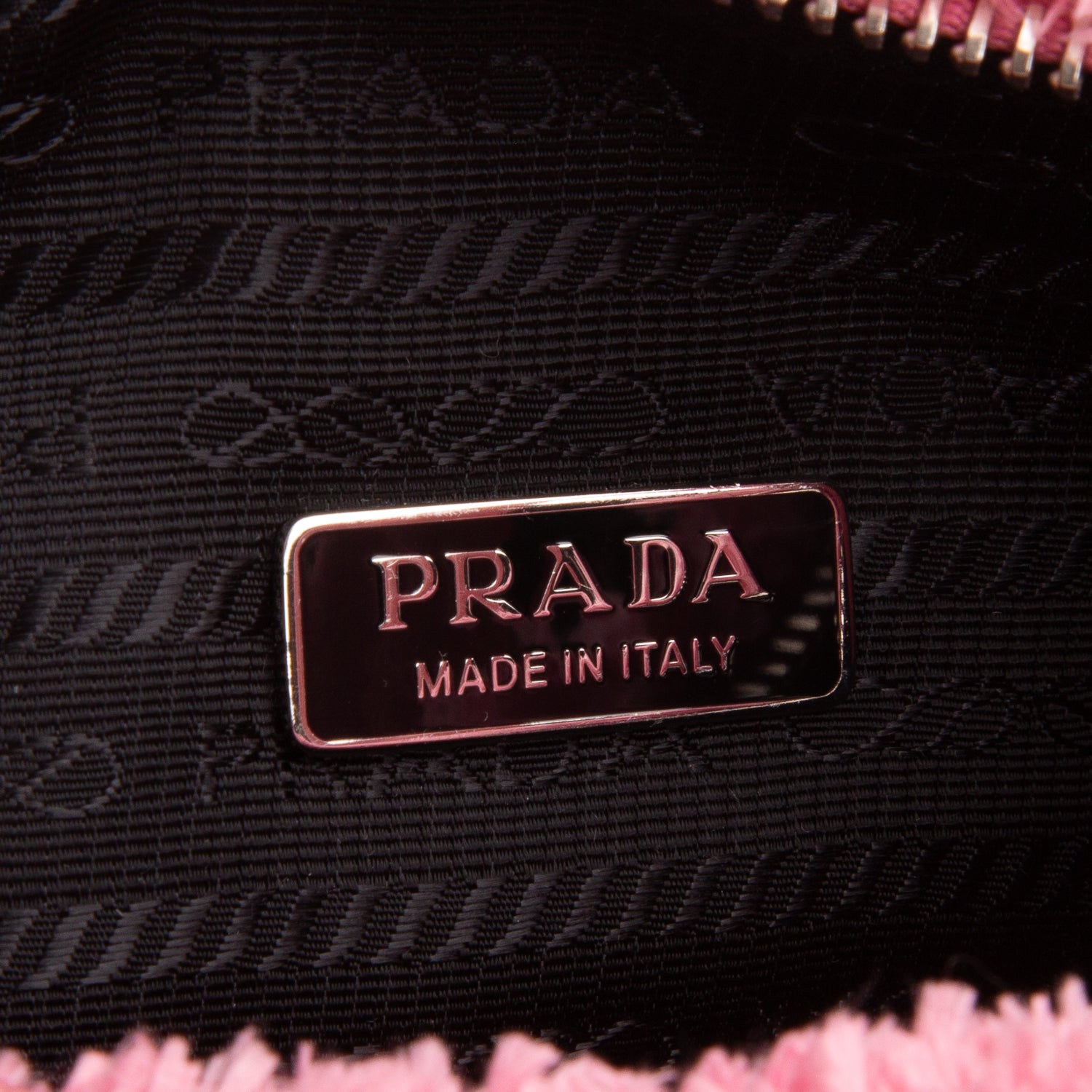 Prada Pink Terry Cloth Mini Re-Edition 2000 Bag