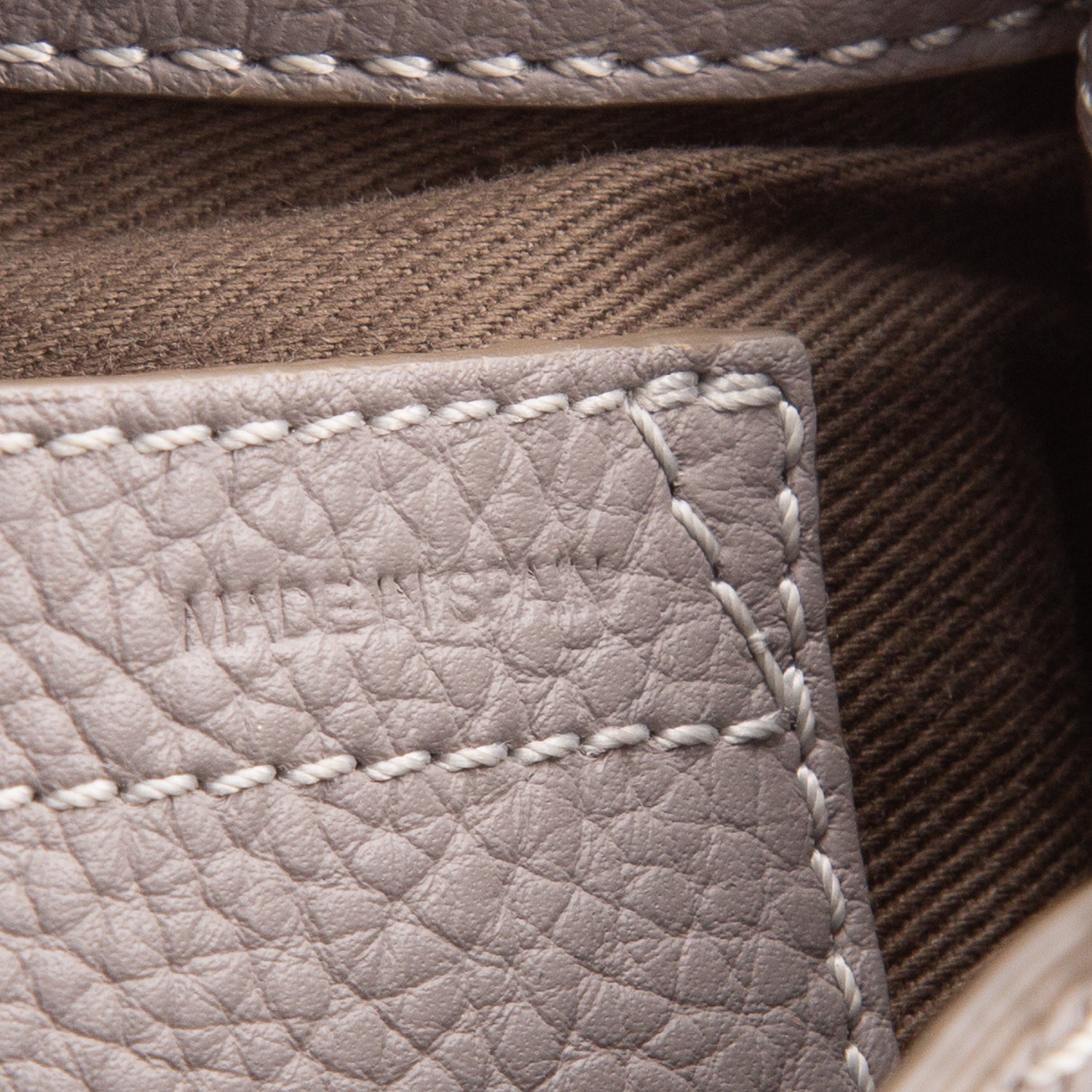 Chloe Grey Calfskin Mini Marcie Round Crossbody Bag