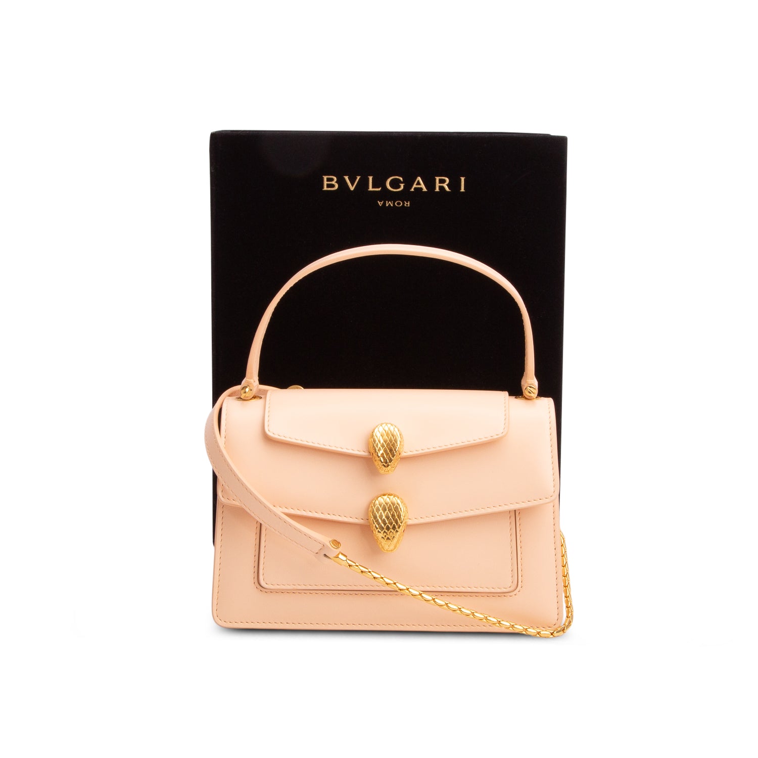 Bulgari x Alexander Wang Pink Lambskin Serpenti Forever Waist Bag w/ Box, Straps & Authenticity Card
