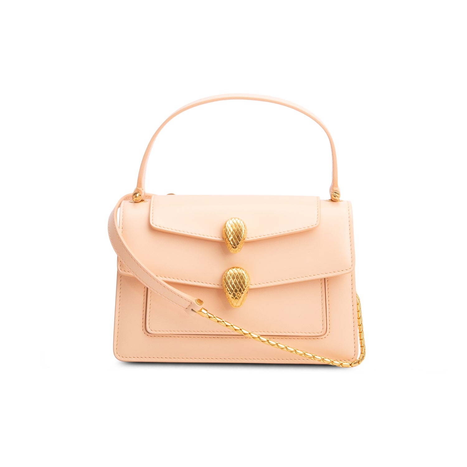 Bulgari x Alexander Wang Pink Lambskin Serpenti Forever Waist Bag w/ Box, Straps & Authenticity Card