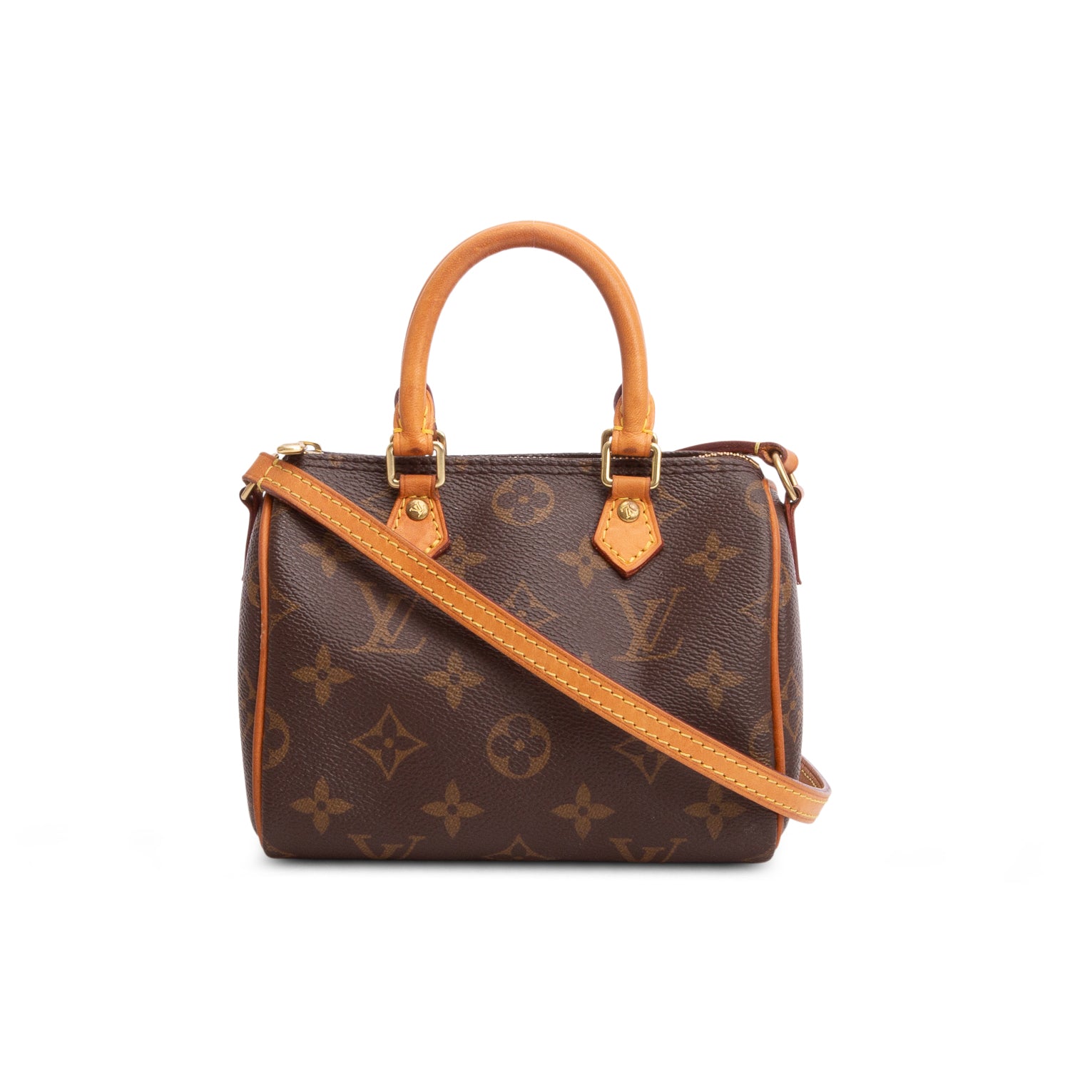 Louis Vuitton Monogram Nano Speedy Bandouliere w/ Receipt