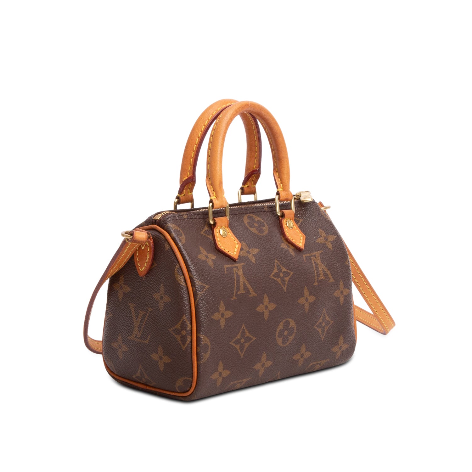 Louis Vuitton Monogram Nano Speedy Bandouliere w/ Receipt