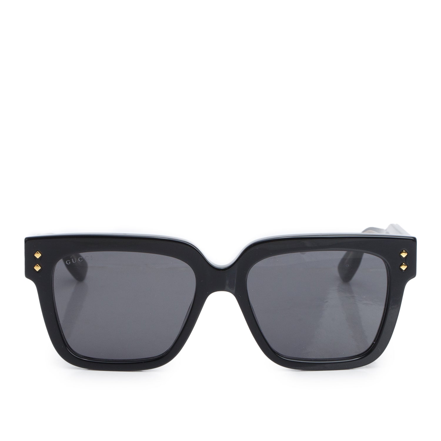 Gucci GG1084S Black Acetate Square Frame Sunglasses w/ Case