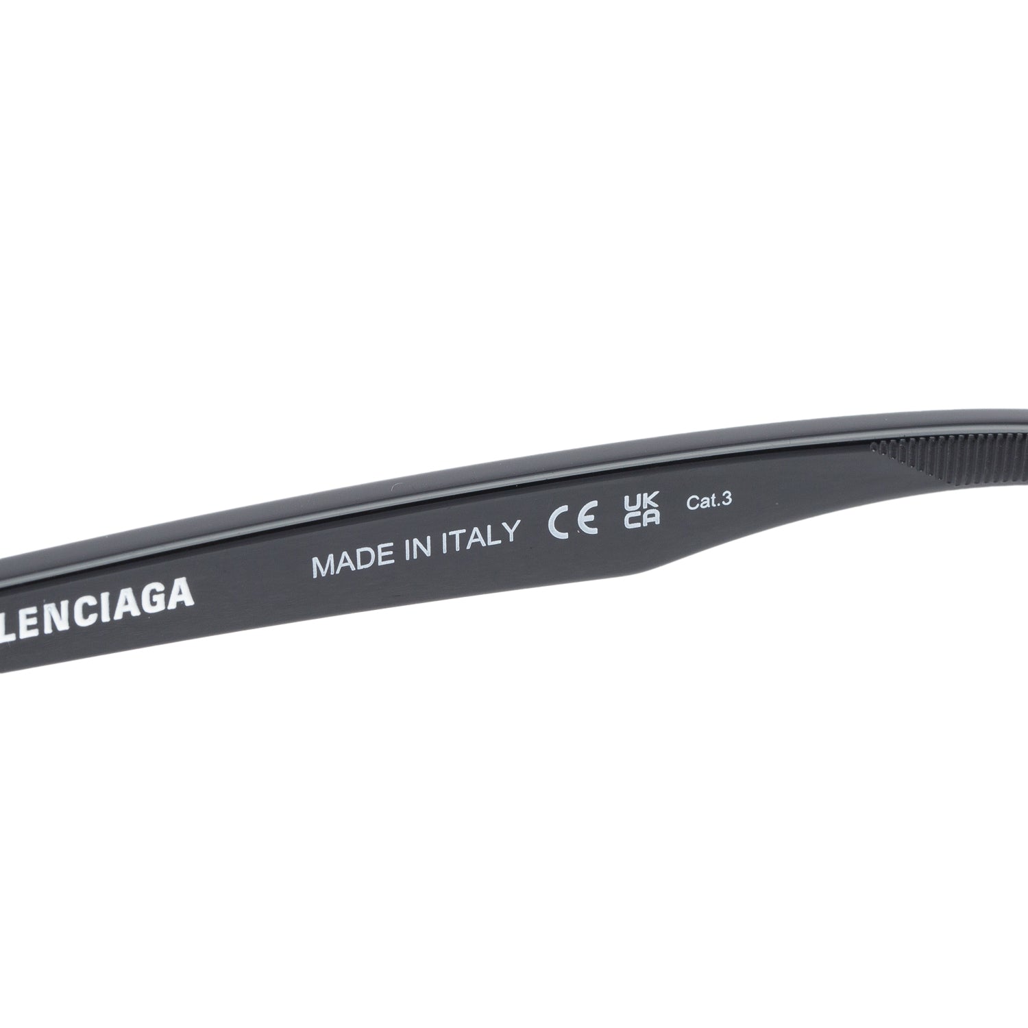 Balenciaga BB0402S Black Acetate Neo Oval 2.0 Sunglasses w/ Case