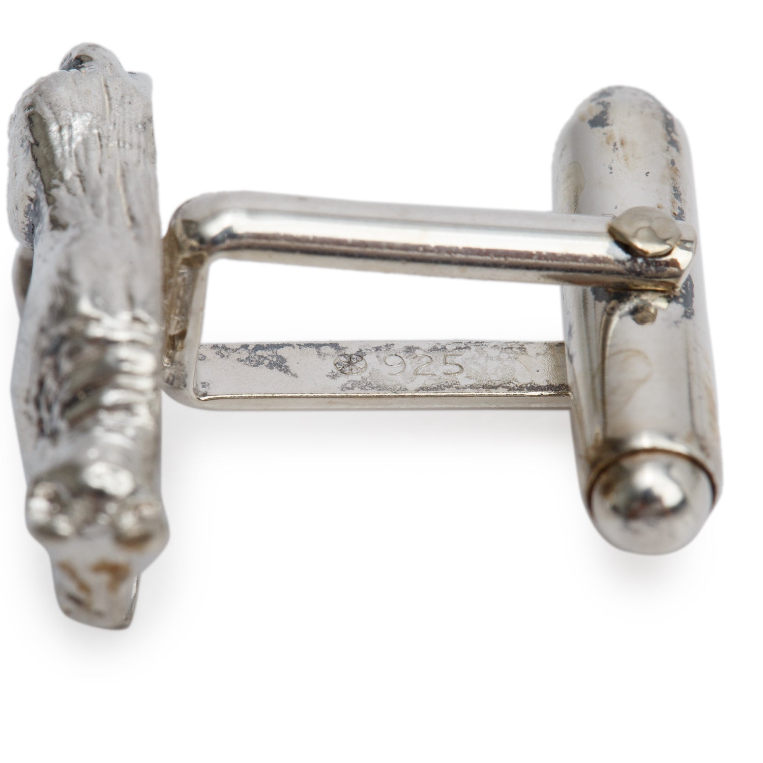 Tiffany & Co. Sterling Silver Bull & Bear Cufflinks