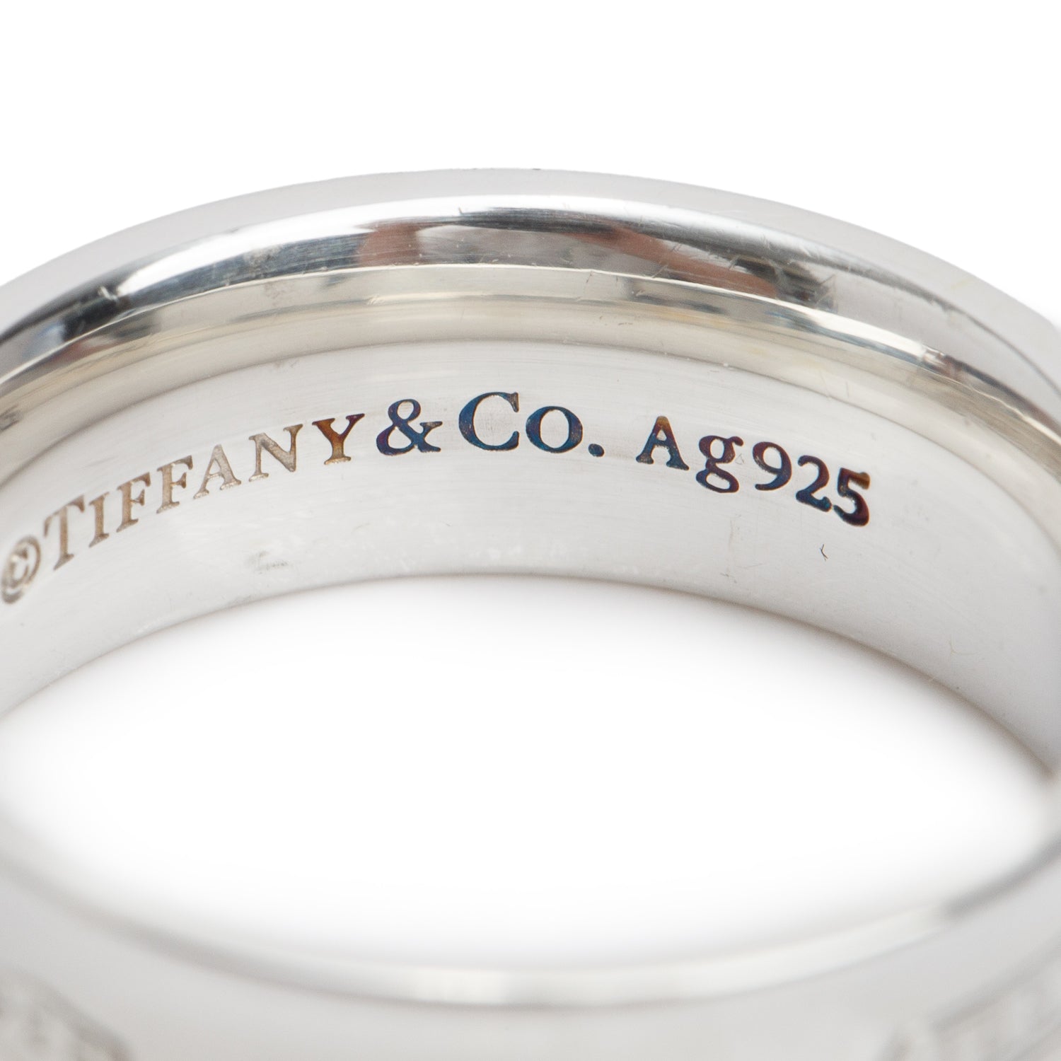 Tiffany & Co. Sterling Silver Medium 1837 Ring, Size 6.5