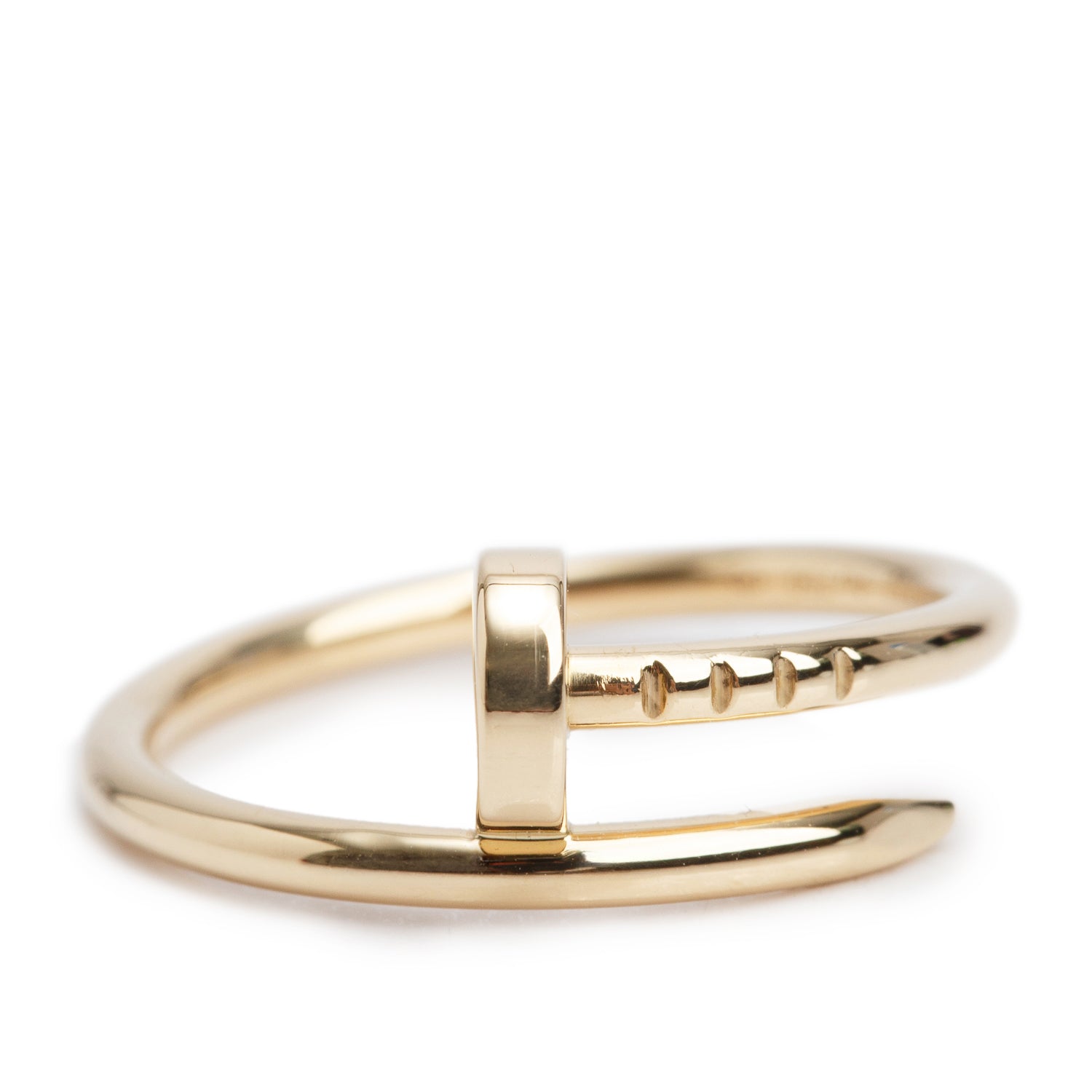 Cartier 2023 18k Yellow Gold Juste Un Clou Ring, Small Model, Size 51 5.75 w/ Receipt