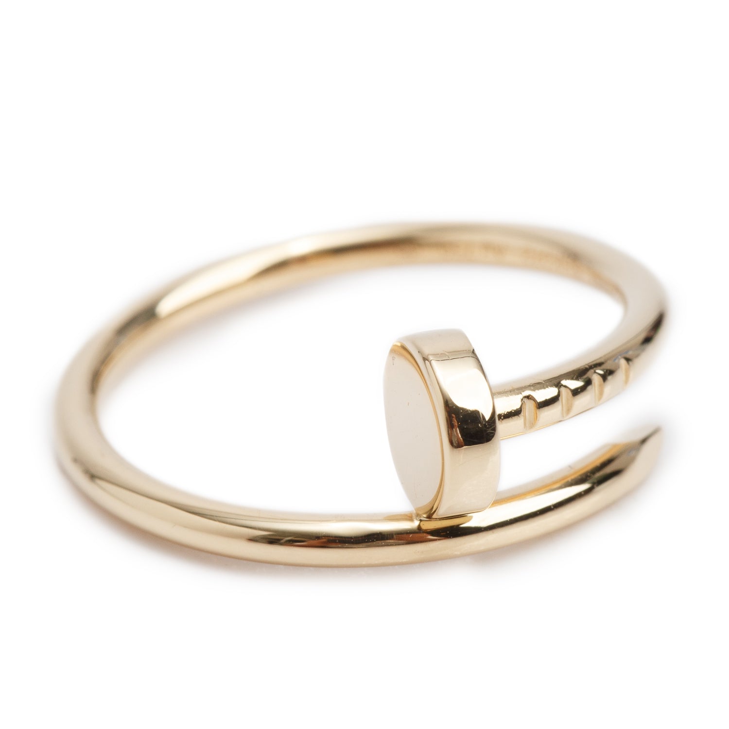 Cartier 2023 18k Yellow Gold Juste Un Clou Ring, Small Model, Size 51 5.75 w/ Receipt