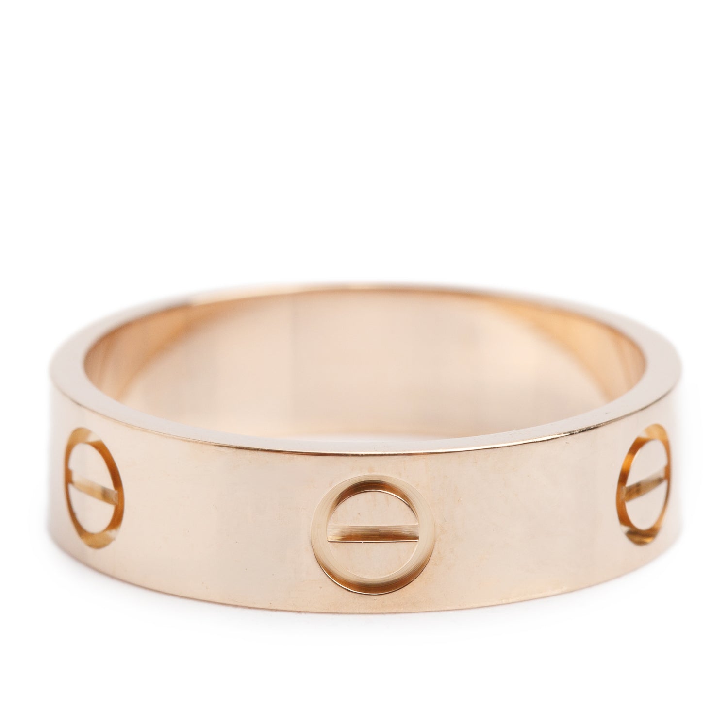 Cartier 2022 18k Rose Gold 5.5 MM Love Ring, Classic Model, Size 58 8.5 w/ Box & Certificate
