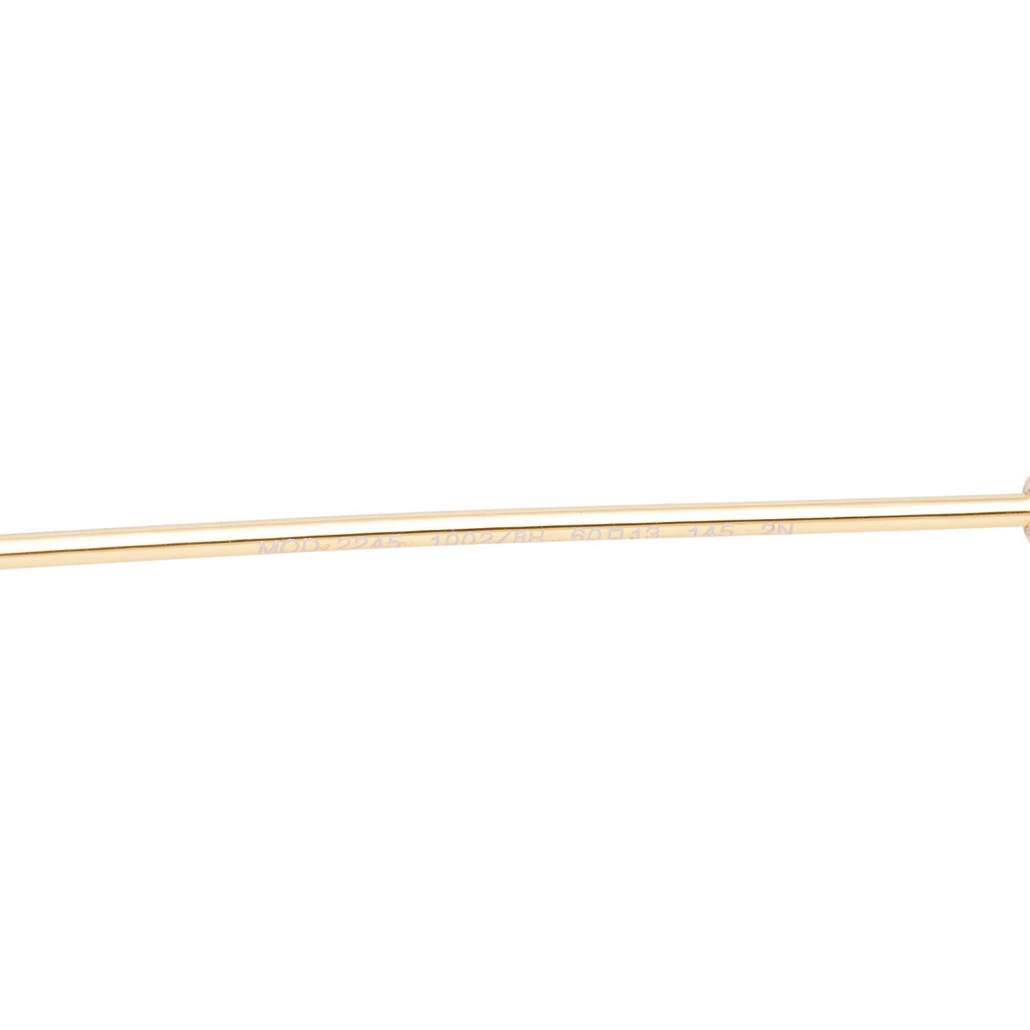 Versace Mod 2245 Gold Tone Metal Rimless Medusa Square Sunglasses w/ Case