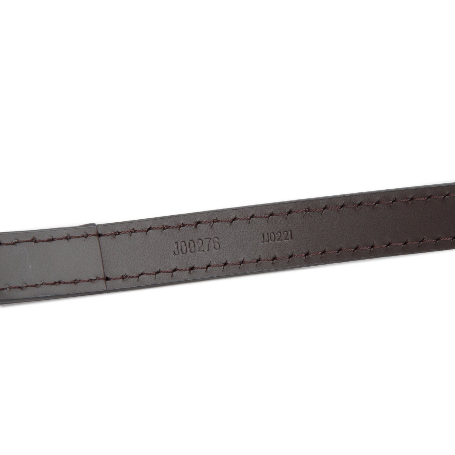 Louis Vuitton Brown Leather 16MM Adjustable Shoulder Bag Strap w/ Box