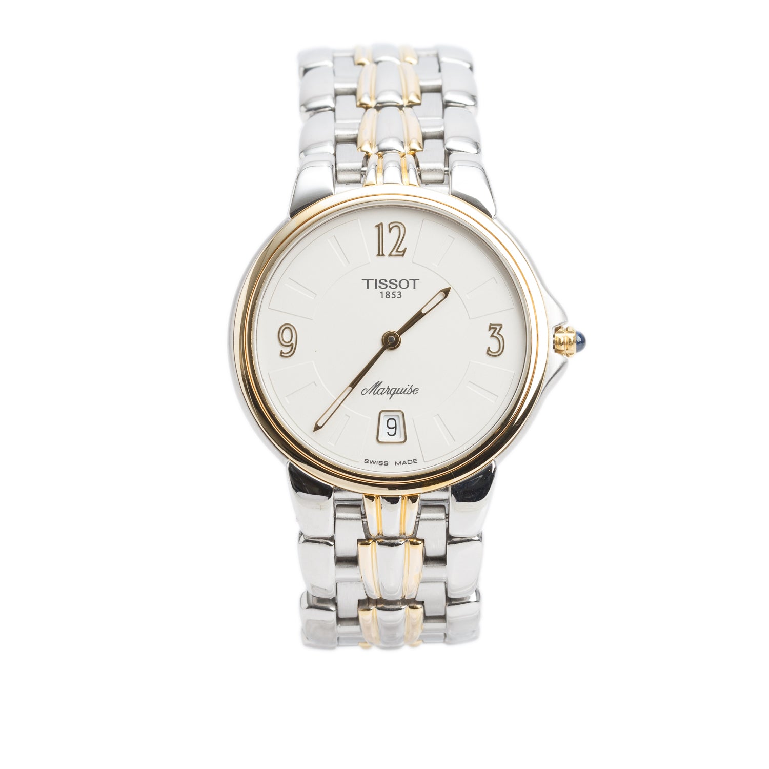 Tissot Vintage Two-Tone Stainless Steel Marquise 34.5 MM Quartz Watch