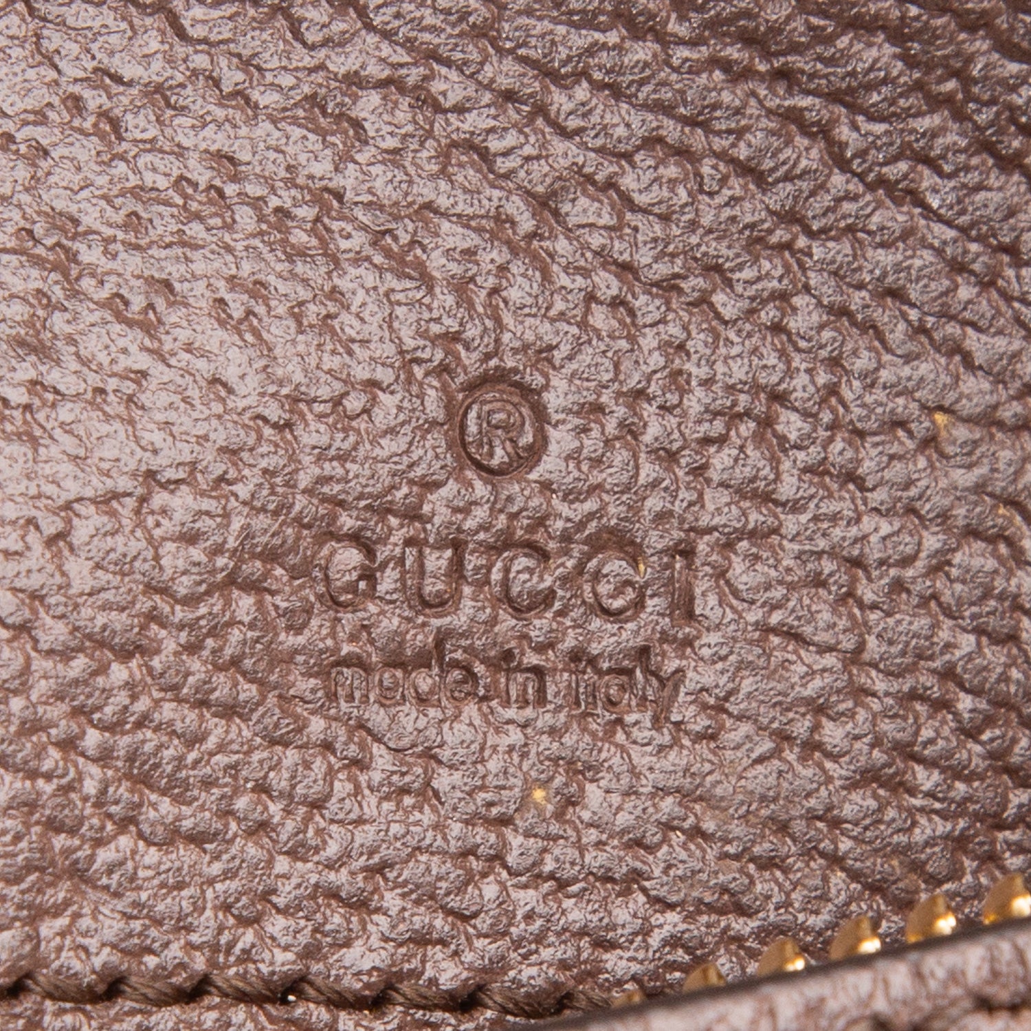 Gucci GG Supreme Monogram Textured Calfskin Web Mini Ophidia Half Moon Hobo w/ Box