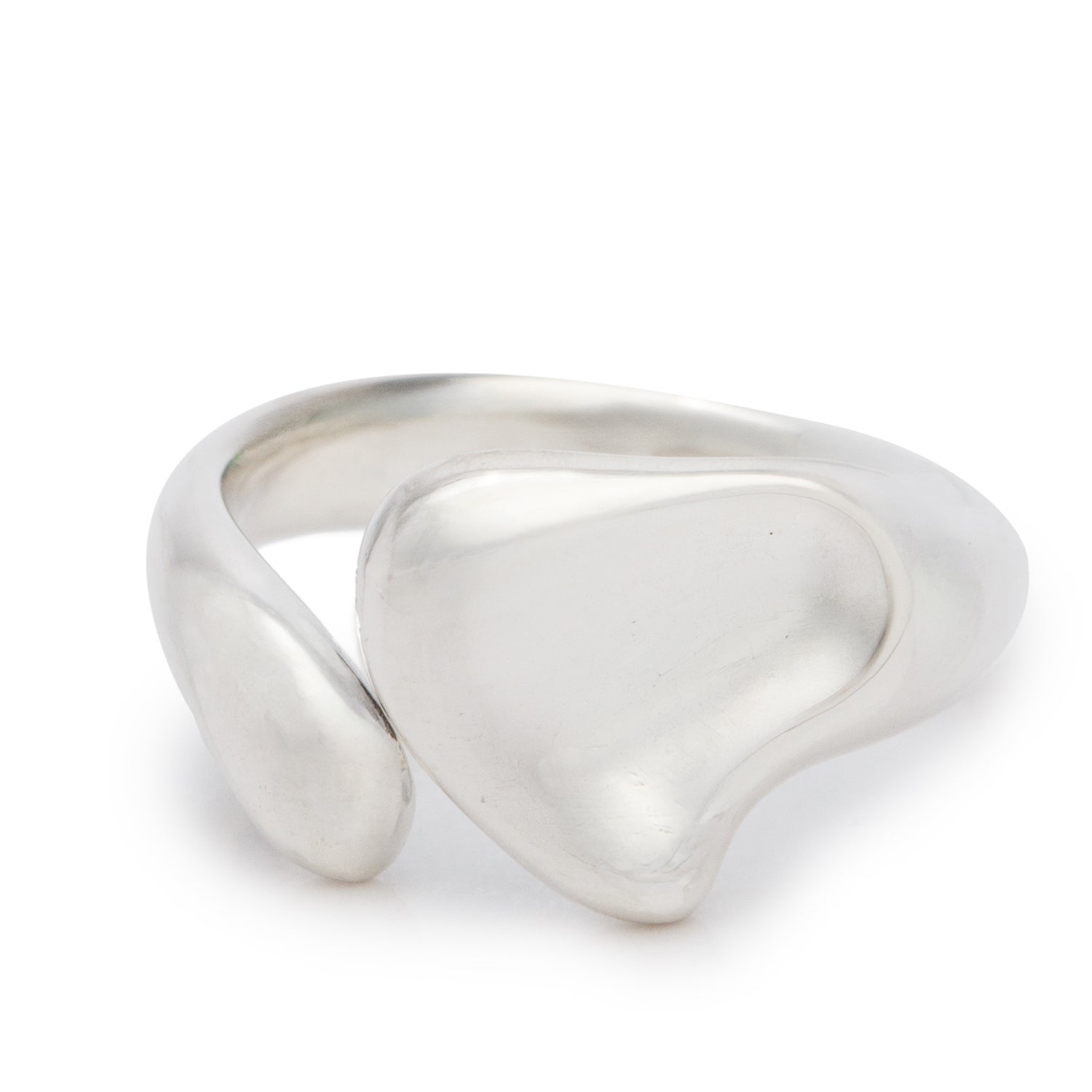 Tiffany & Co. Elsa Peretti Sterling Silver Full Heart Ring, Size 5