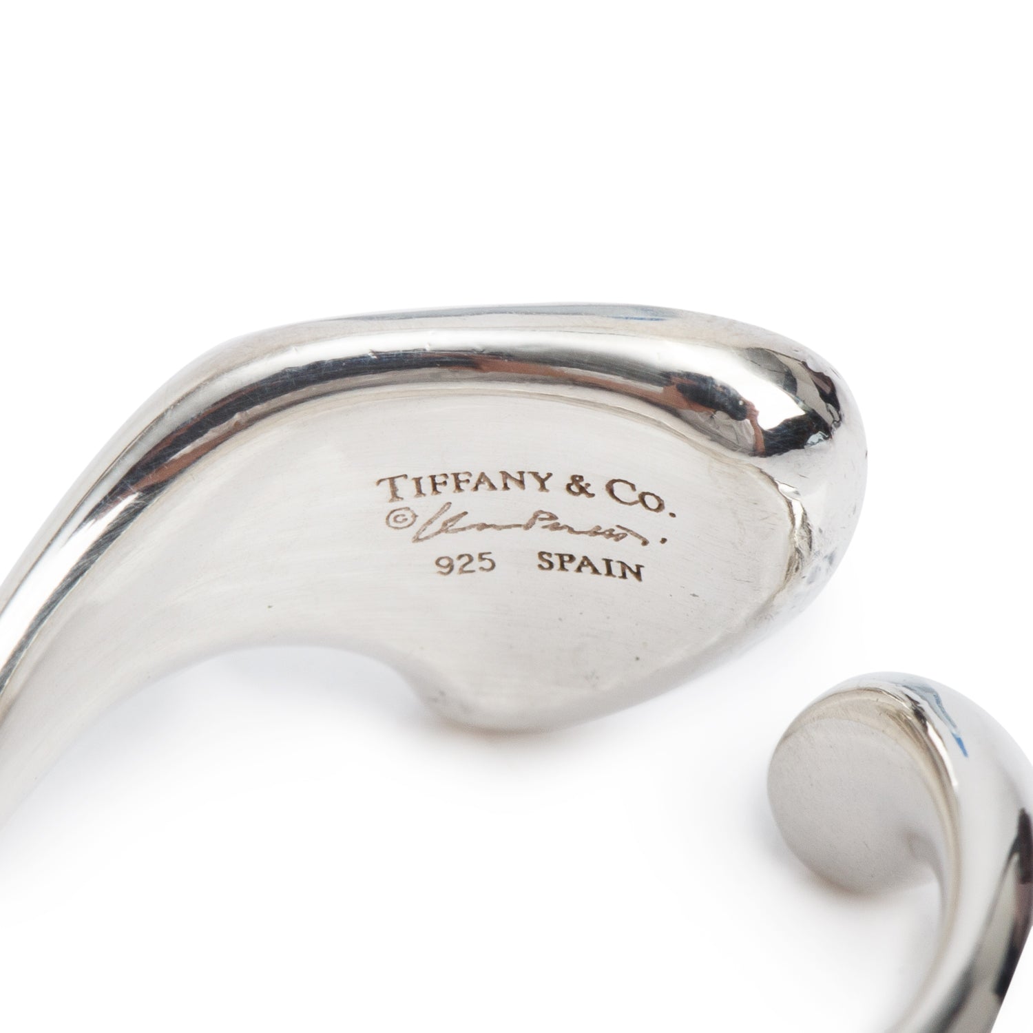Tiffany & Co. Elsa Peretti Sterling Silver Full Heart Ring, Size 5