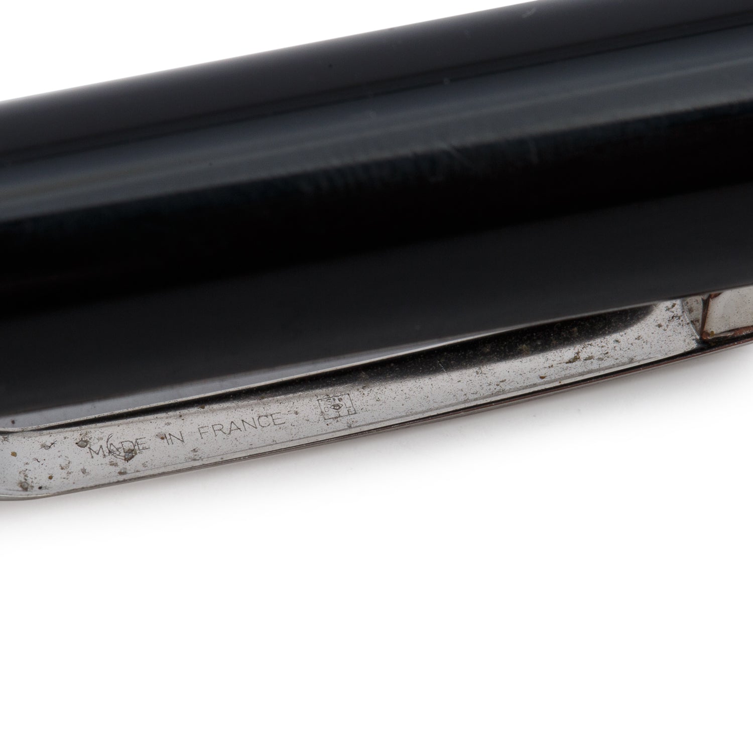 Cartier Palladium Plated Black Resin Diabolo De Cartier Ballpoint Pen