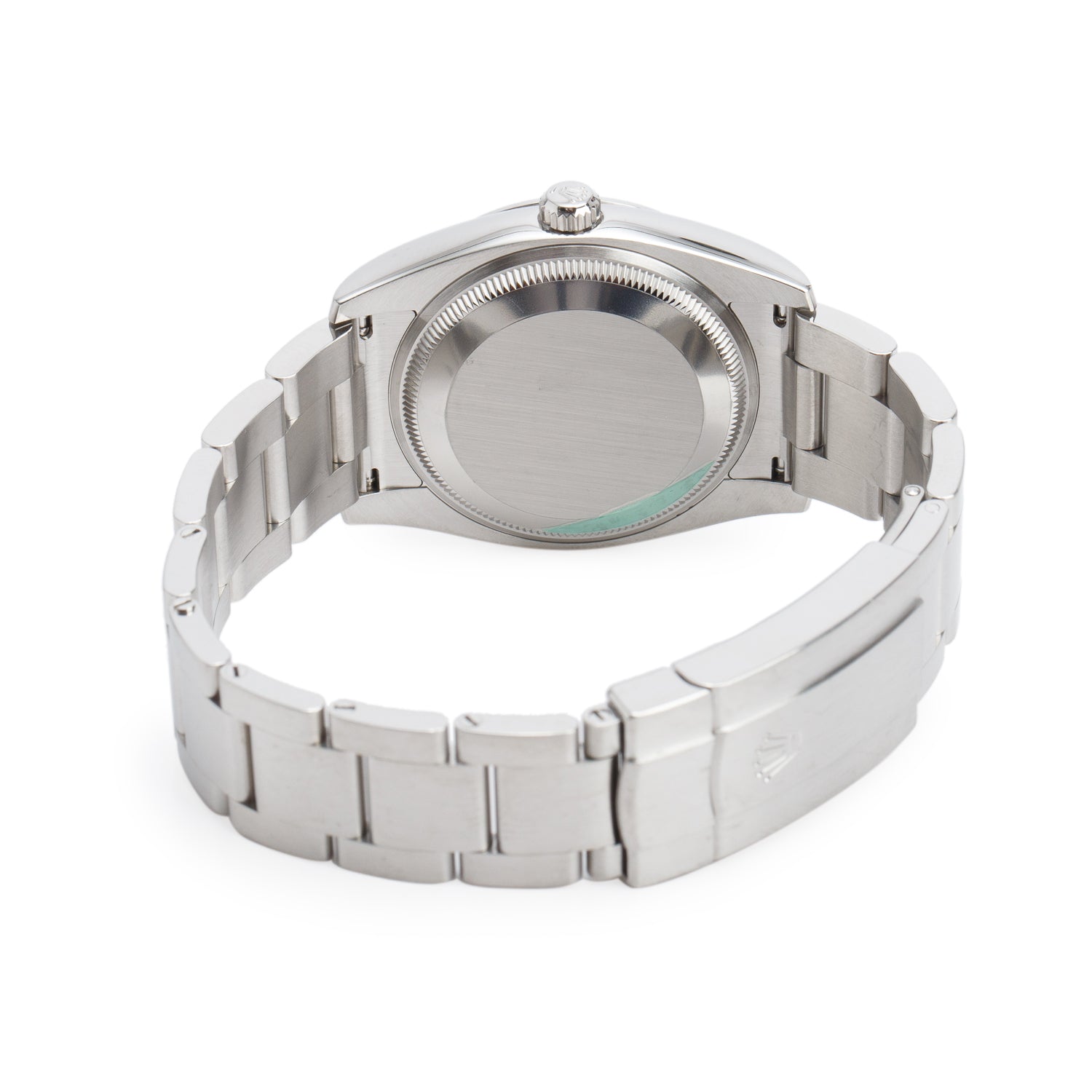 Rolex Stainless Steel Oyster Perpetual Air King 34 MM Automatic Watch Blue Dial 114200 w/ Papers