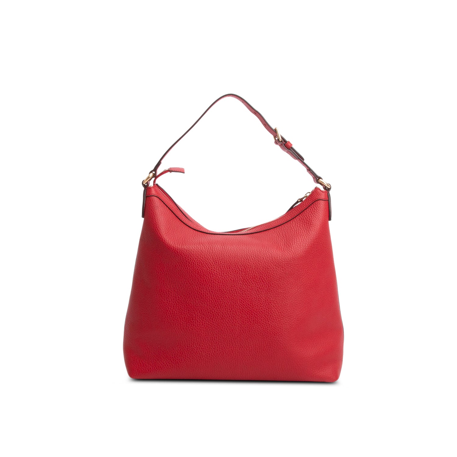 Gucci Red Dollar Calfskin GG Hobo