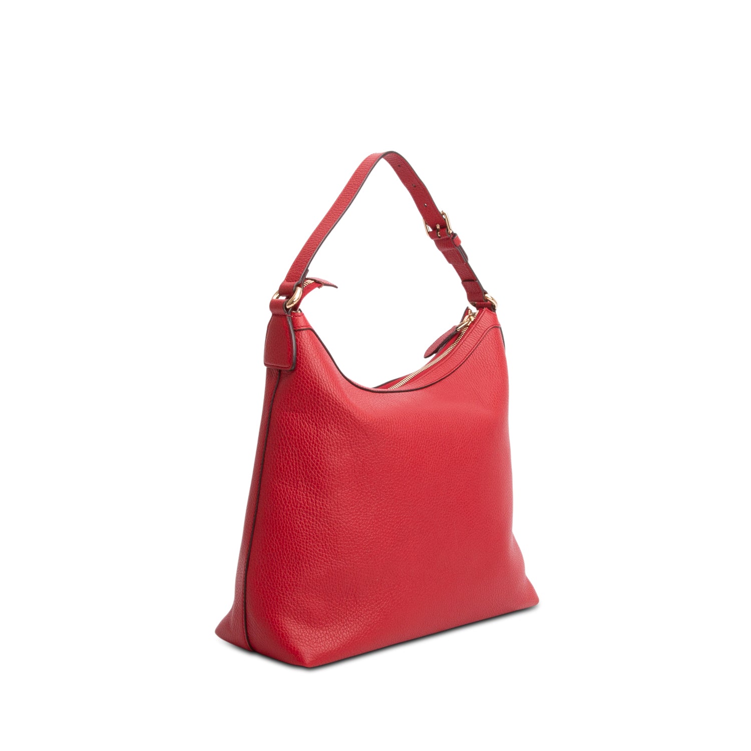 Gucci Red Dollar Calfskin GG Hobo
