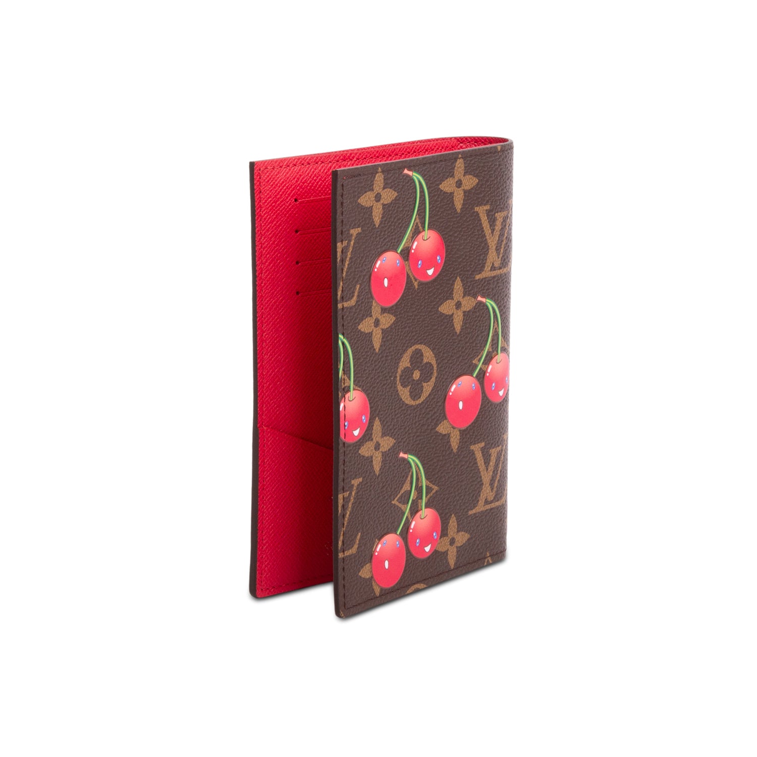 Louis Vuitton x Takashi Murakami Monogram Cerises Passport Cover