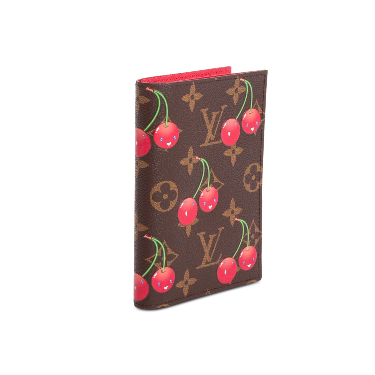 Louis Vuitton x Takashi Murakami Monogram Cerises Passport Cover