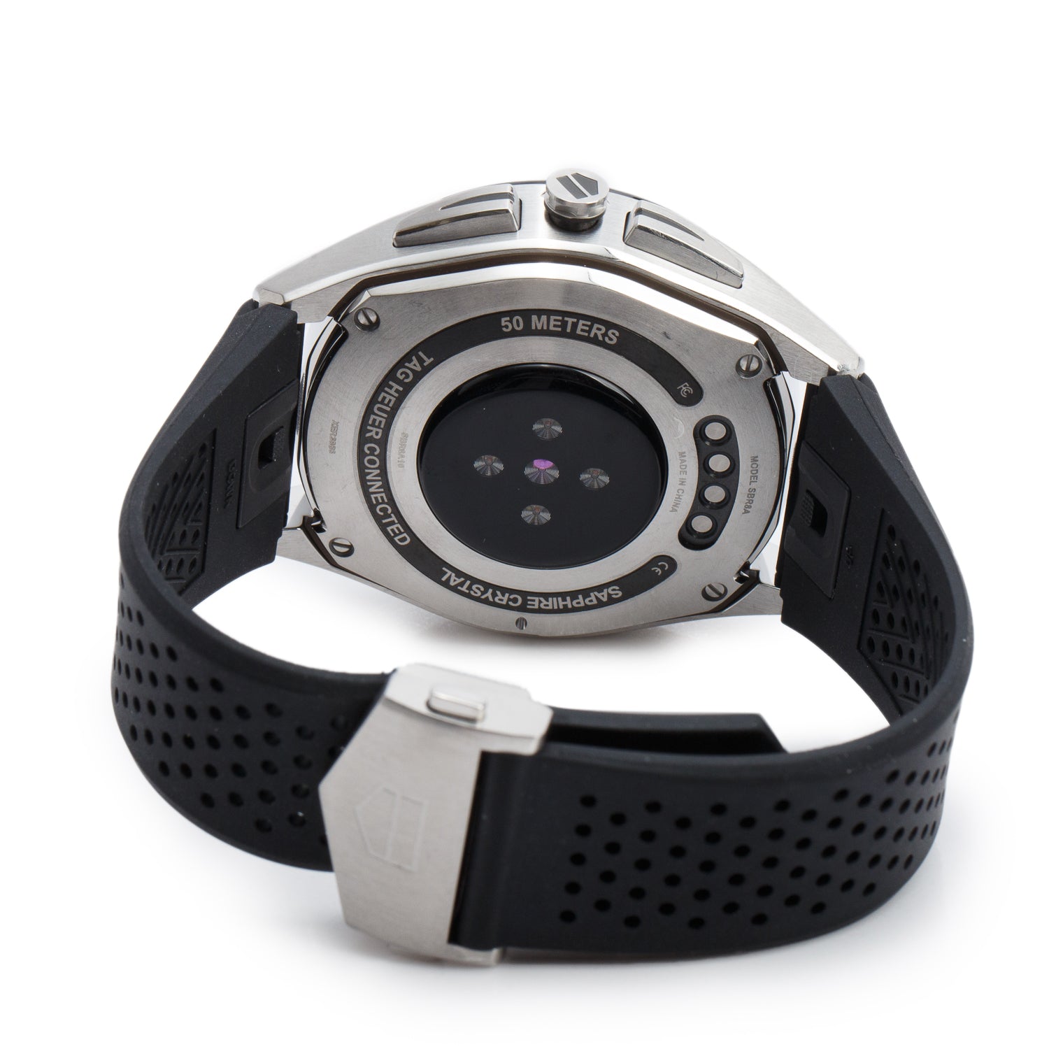 Tag Heuer Stainless Steel Connected Calibre E4 45 MM Digital Smart Watch SBR8A10 w/ Box, Papers & Charger