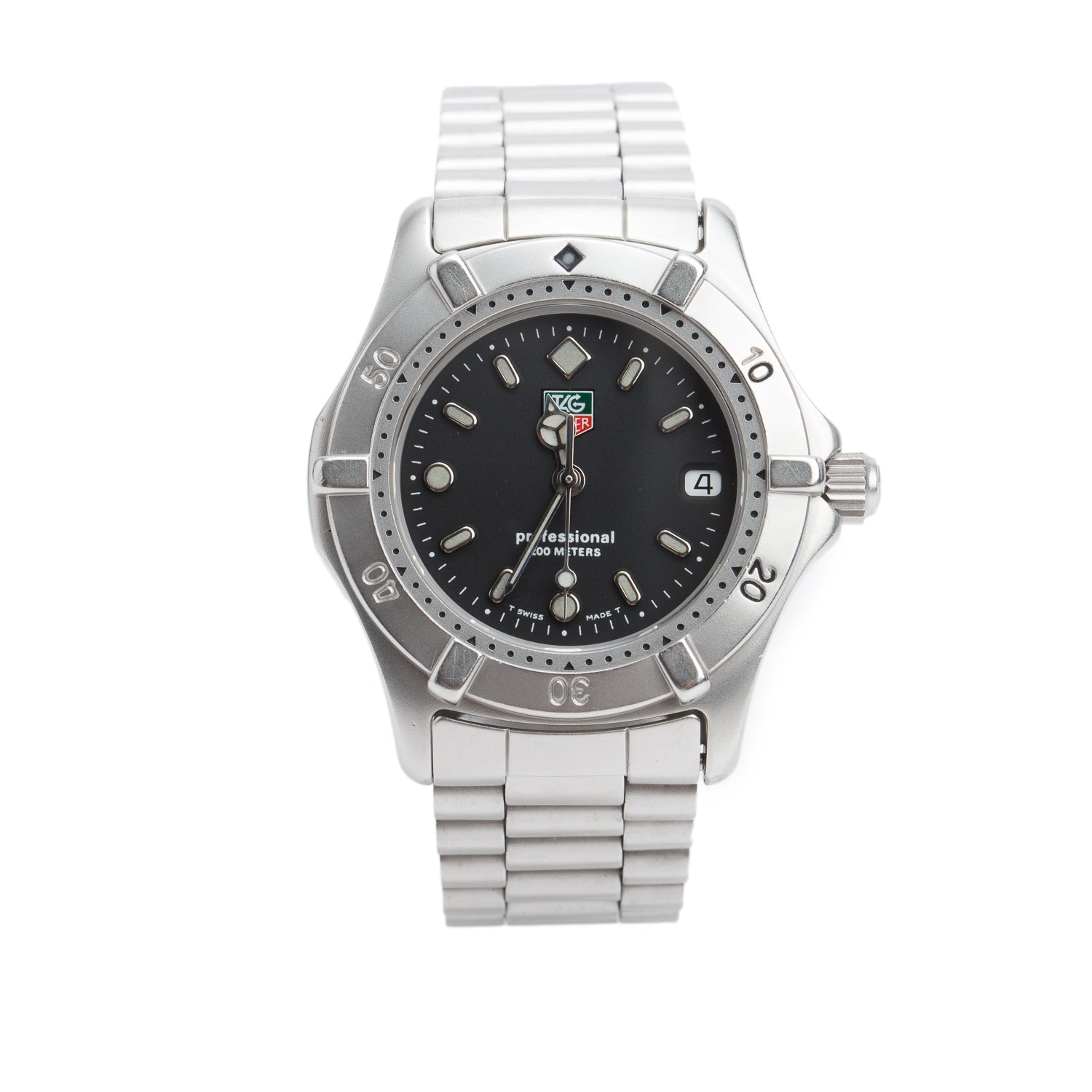 Tag Heuer Stainless Steel Professional 33 MM Watch WE1210-R w/ Box