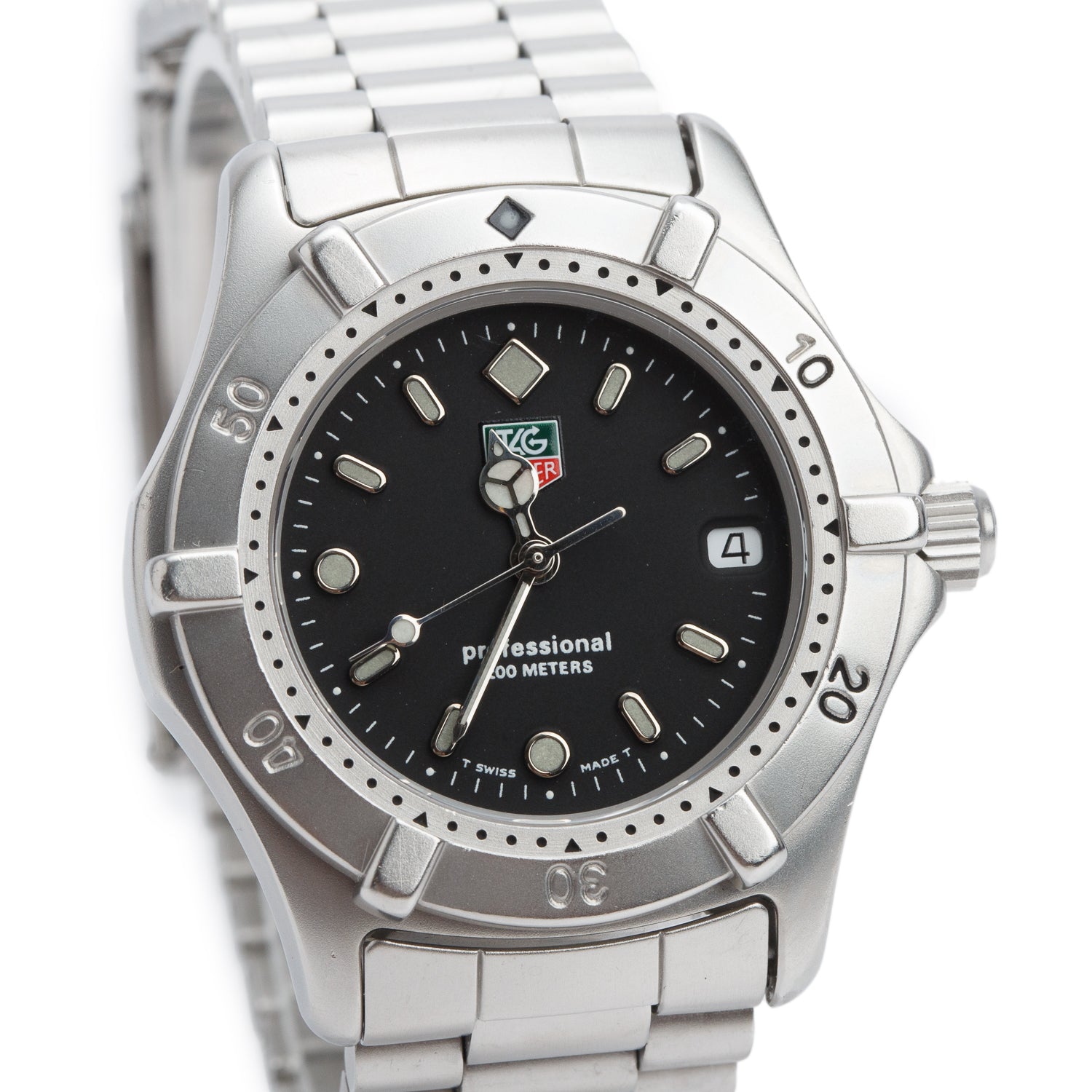 Tag Heuer Stainless Steel Professional 33 MM Watch WE1210-R w/ Box