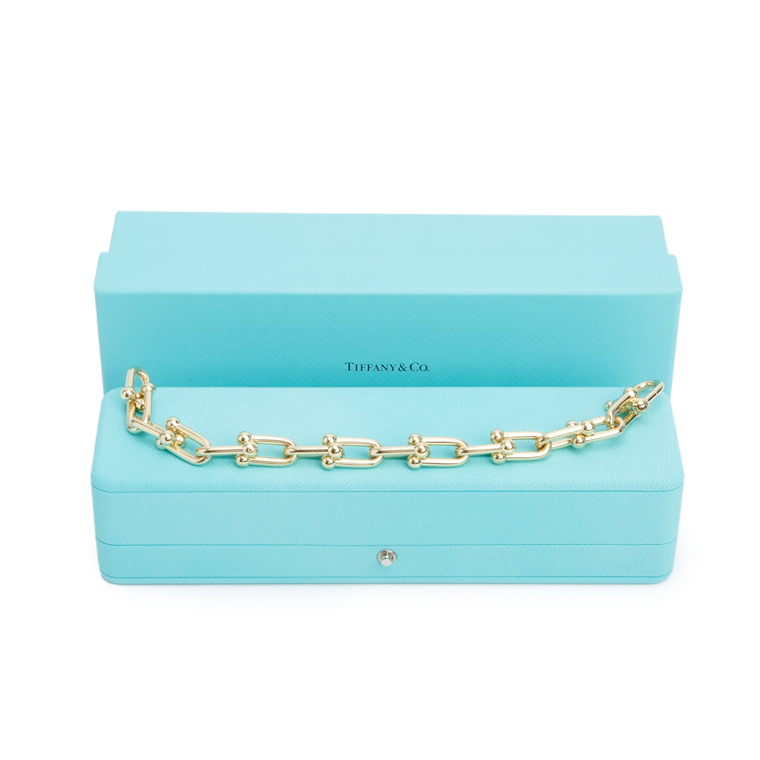 Tiffany & Co. 18k Yellow Gold HardWear Large Link Bracelet w/ Box