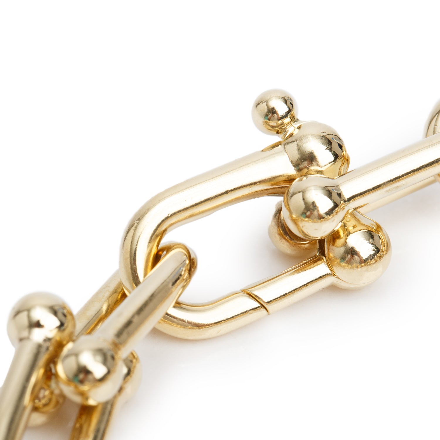 Tiffany & Co. 18k Yellow Gold HardWear Large Link Bracelet w/ Box